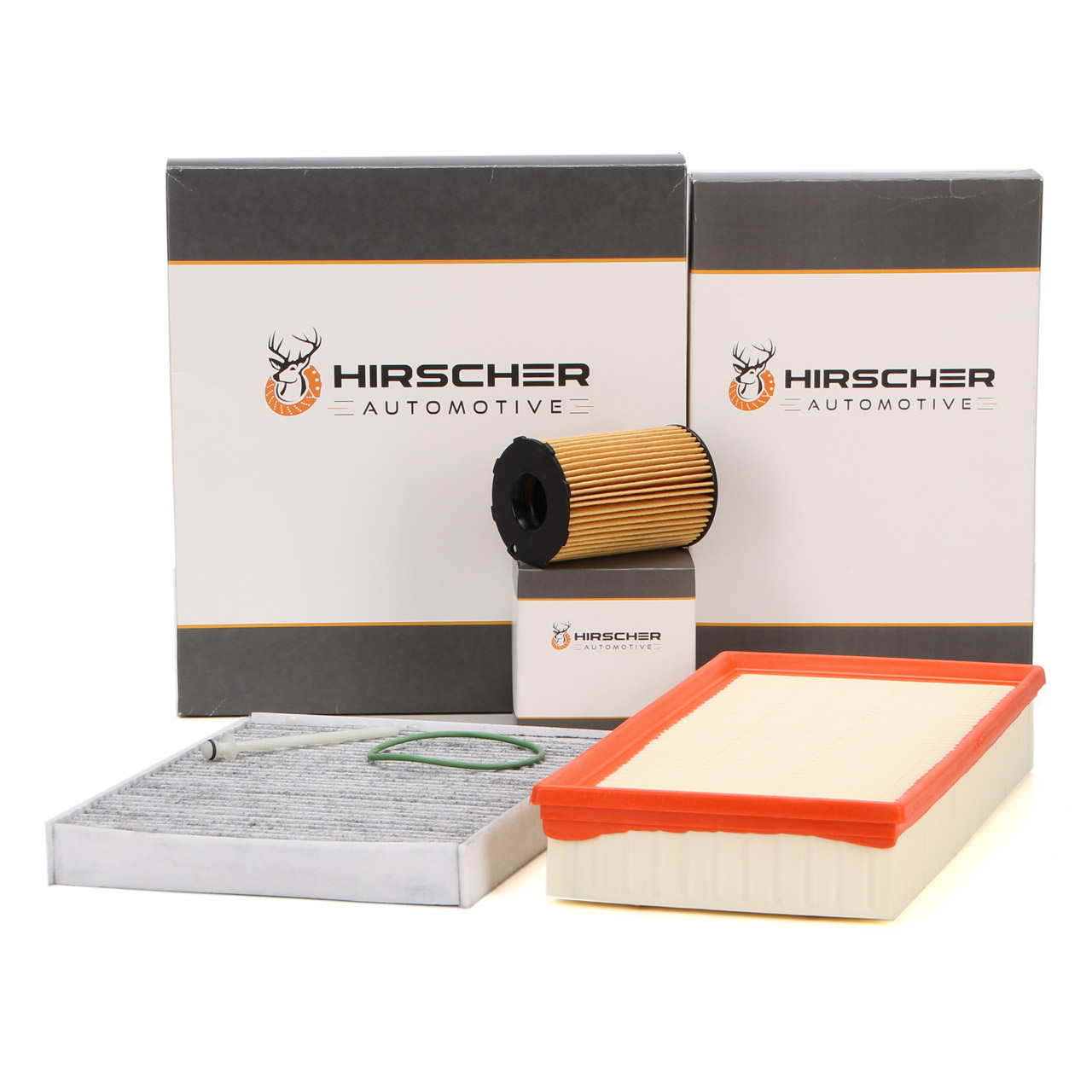 HIRSCHER Filterset Filterpaket 3-tlg AUDI Q7 (4LB) 3.0 TDI quattro 204/240/245 PS