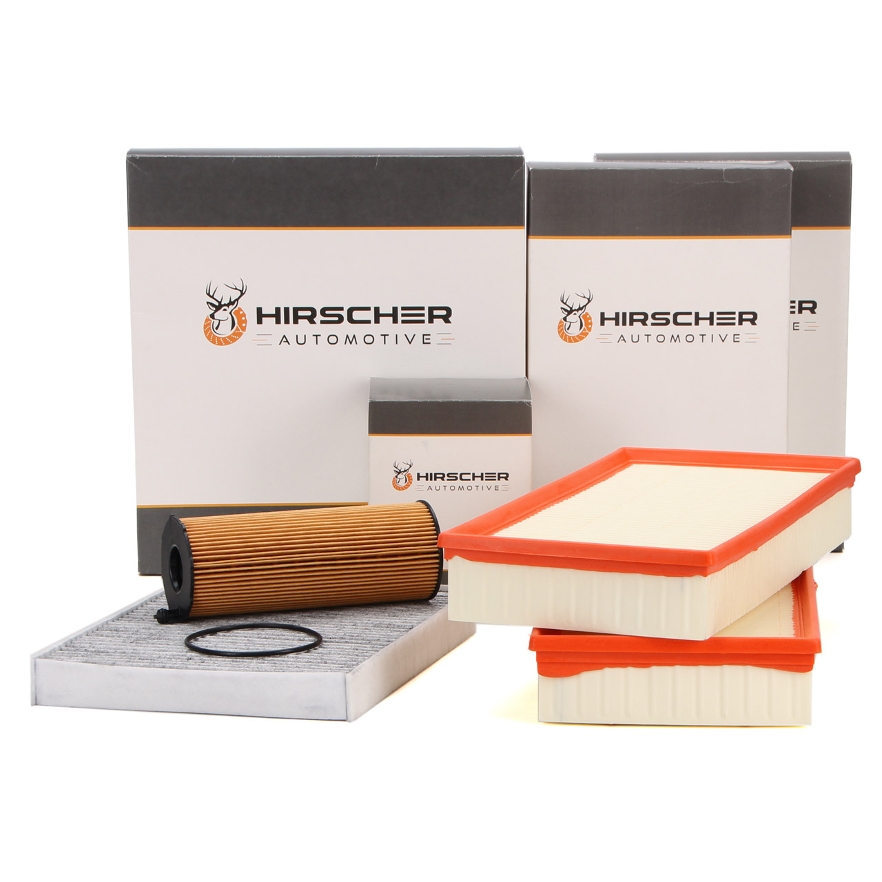 HIRSCHER Filterset Filterpaket 3-tlg AUDI Q7 (4LB) 4.2 TDI quattro 340 PS