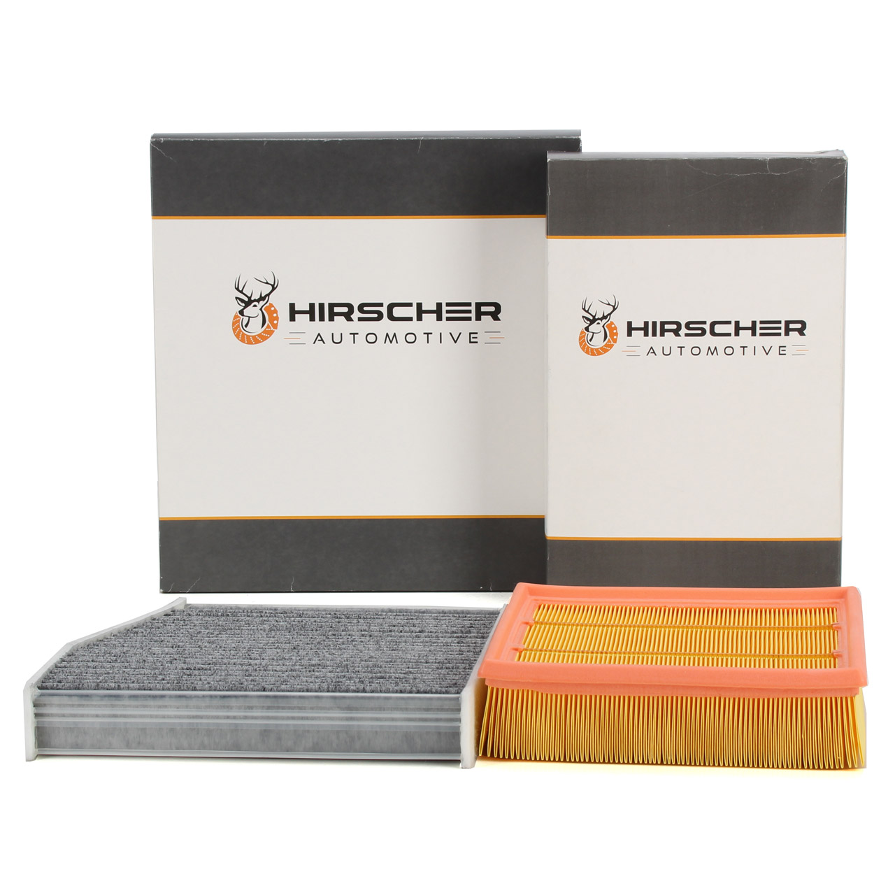 HIRSCHER Innenraumfilter + Luftfilter MERCEDES W176 W246 C117 X117 X156 160-220d OM651/607