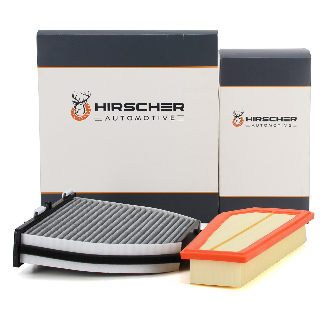 HIRSCHER Innenraum + Luftfilter MERCEDES W204 S204 C180-250CGI W212 S212 E200/250CGI M271
