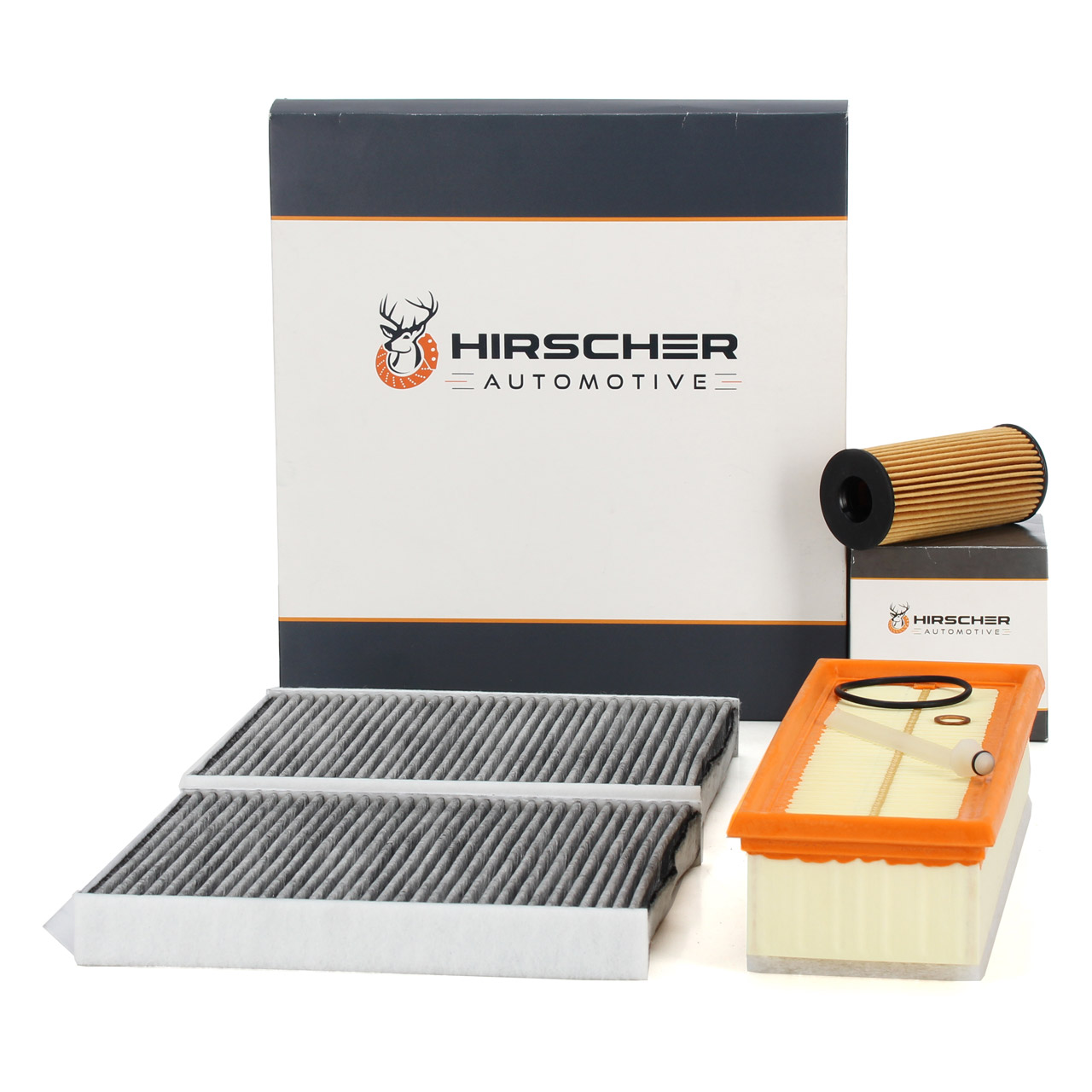 HIRSCHER Filterset Filterpaket 3-tlg BMW 5er F10 F11 518d 520d 150-211 PS B47