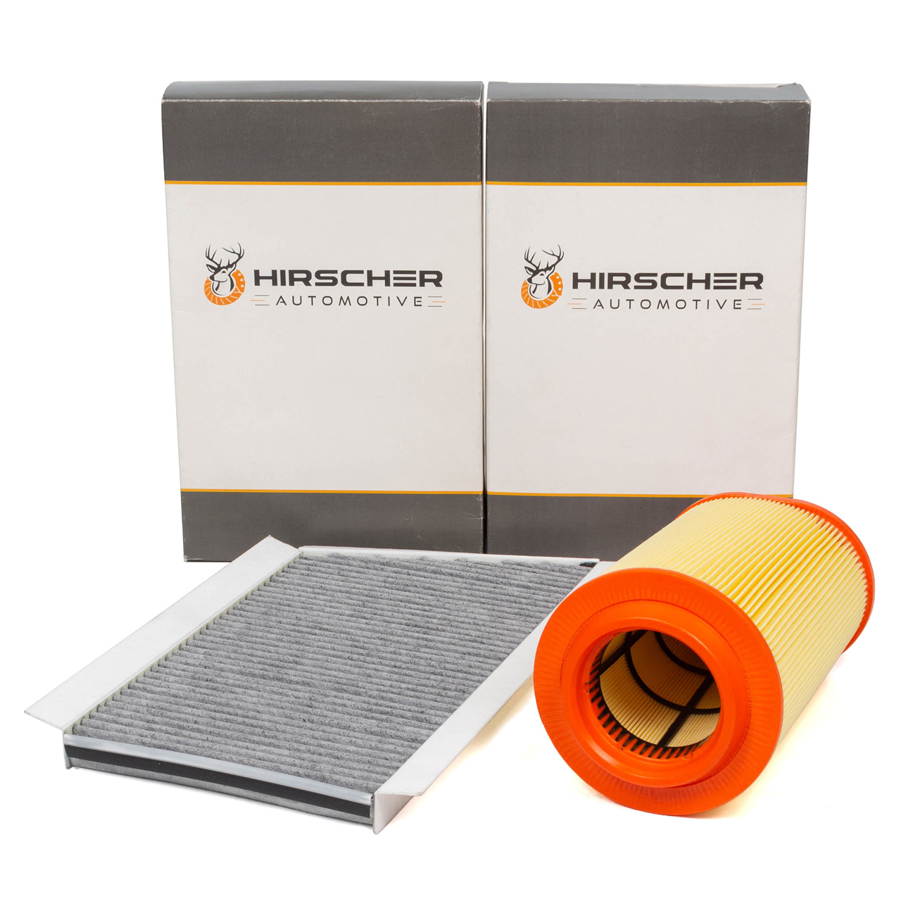 HIRSCHER Innenraumfilter + Luftfilter MERCEDES W203 S203 CL203 C180-230 CLK C/A209 M271