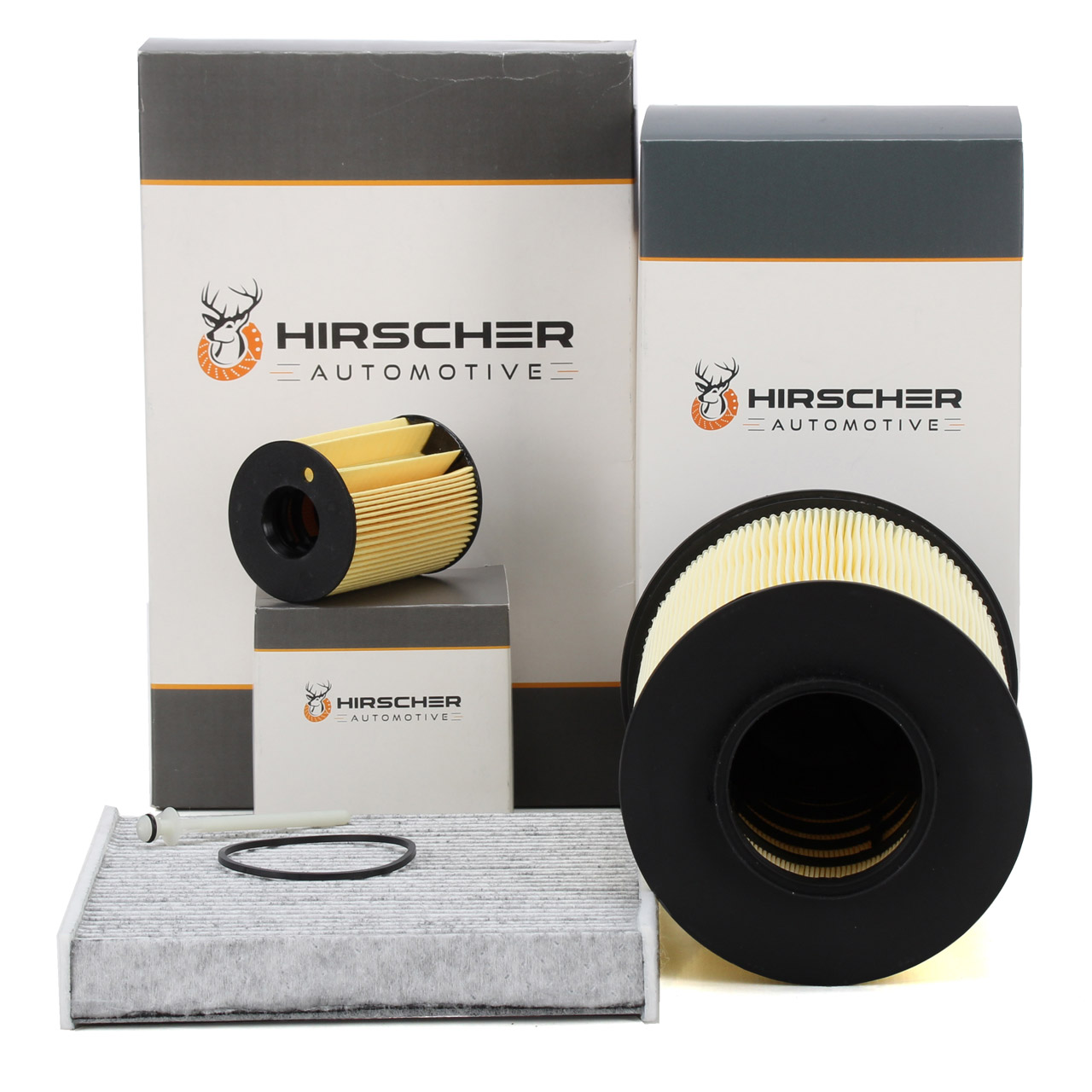 HIRSCHER Filterset 3-tlg FORD Focus / C-Max (DM2) 1.6 TDCi 90/101/109 PS