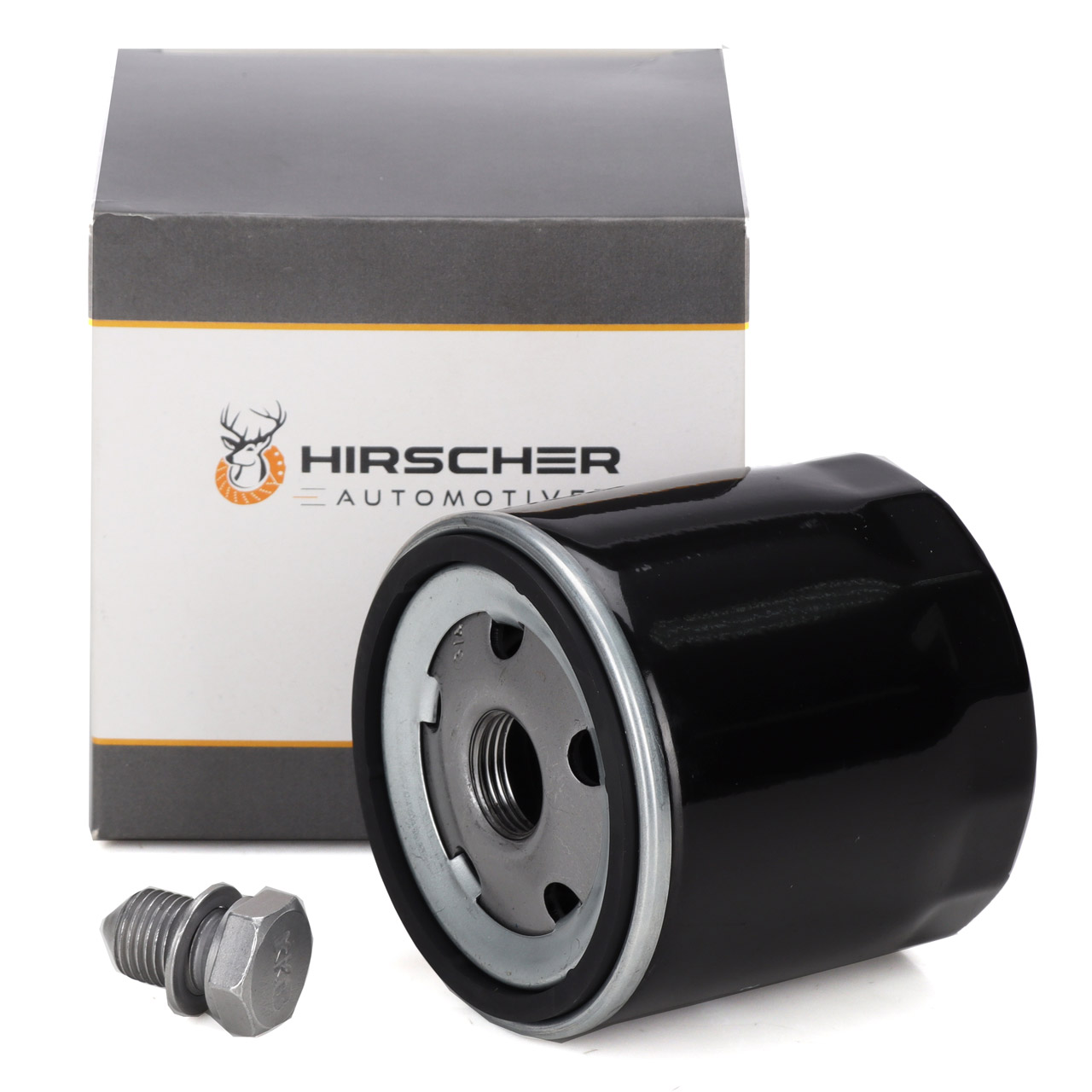HIRSCHER Ölfilter 04E115561H + Schraube N90813202 VW Golf 7 Passat Polo 1.0-1.5 TSI