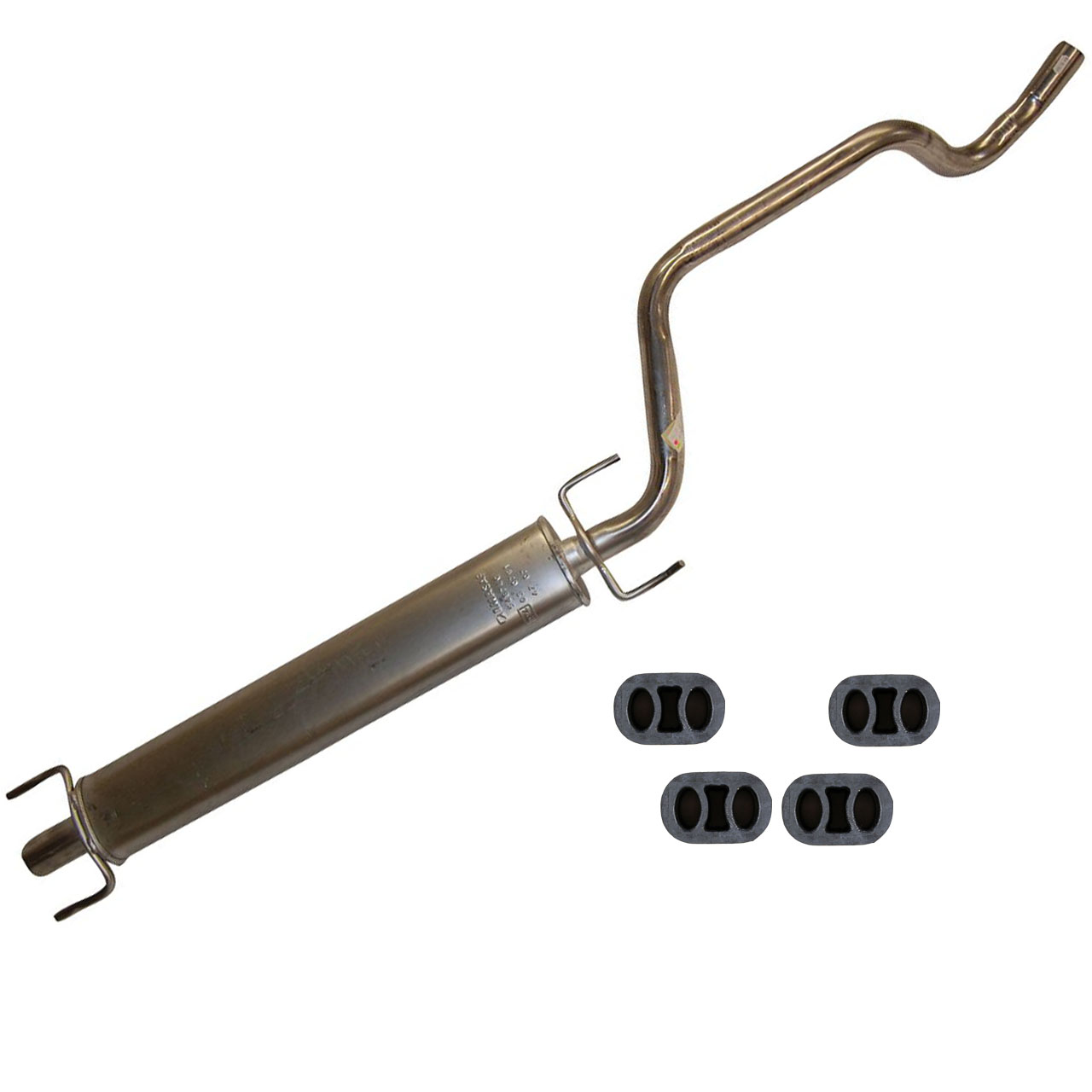 IMASAF Mittelschalld&auml;mpfer + Anbausatz f&uuml;r OPEL Zafira A B 1.6-2.2 16V 101-150 PS