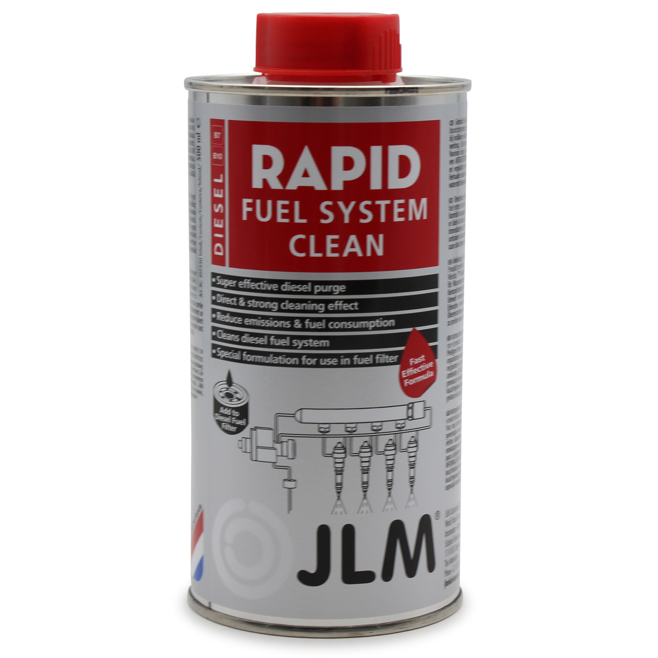 JLM J02330 Rapid Fuel System Clean Kraftstoffsystem Spülung 500ml
