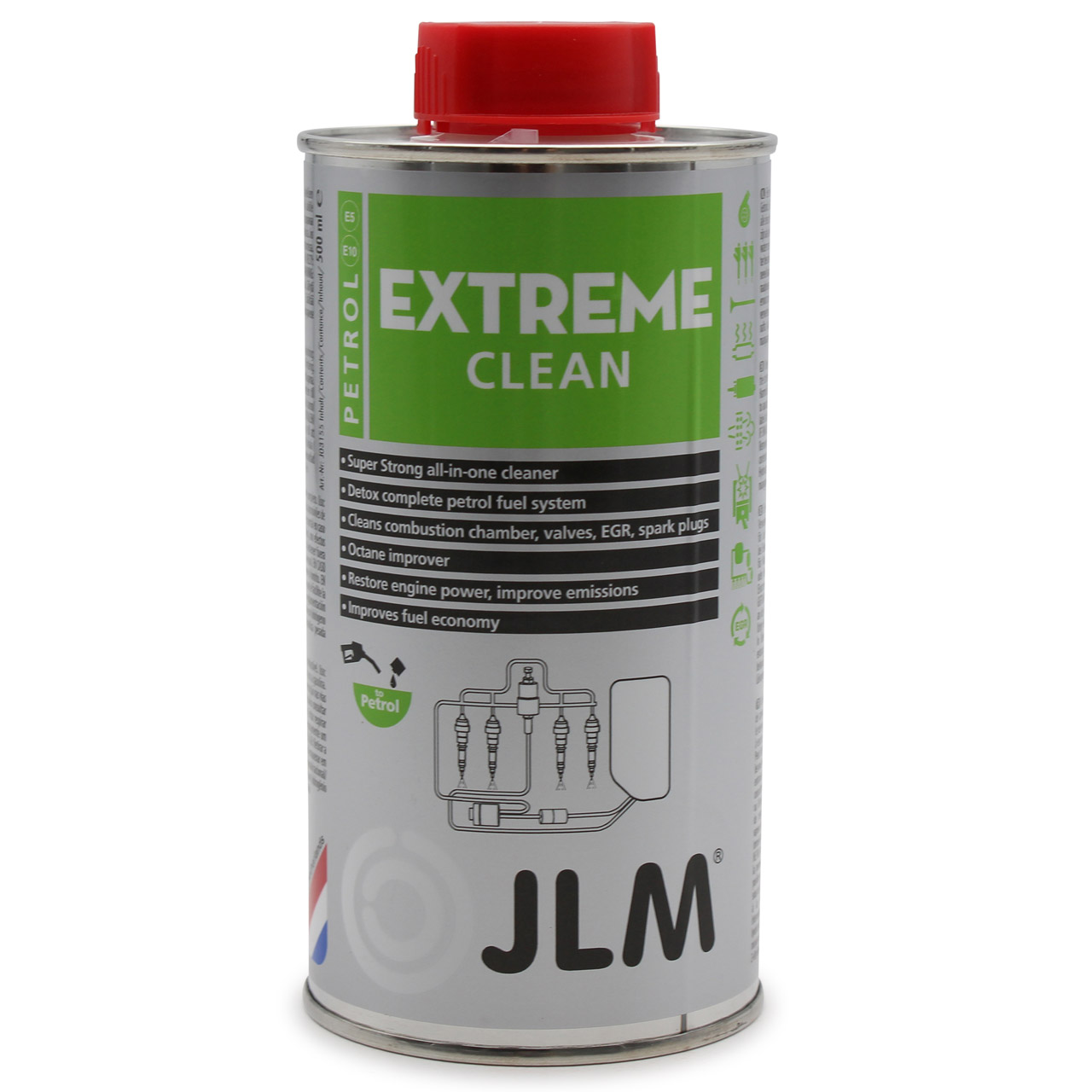 3x 500ml JLM J03155 Extreme Clean Benzin Systemreiniger Injektorreiniger Turbo