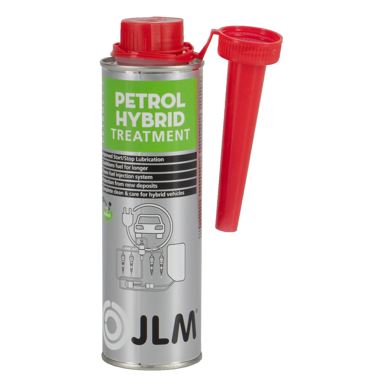 2x 250ml JLM J03195 Petrol Hybrid Treatment Benzin/Hybrid Reiniger Kraftstoffadditiv