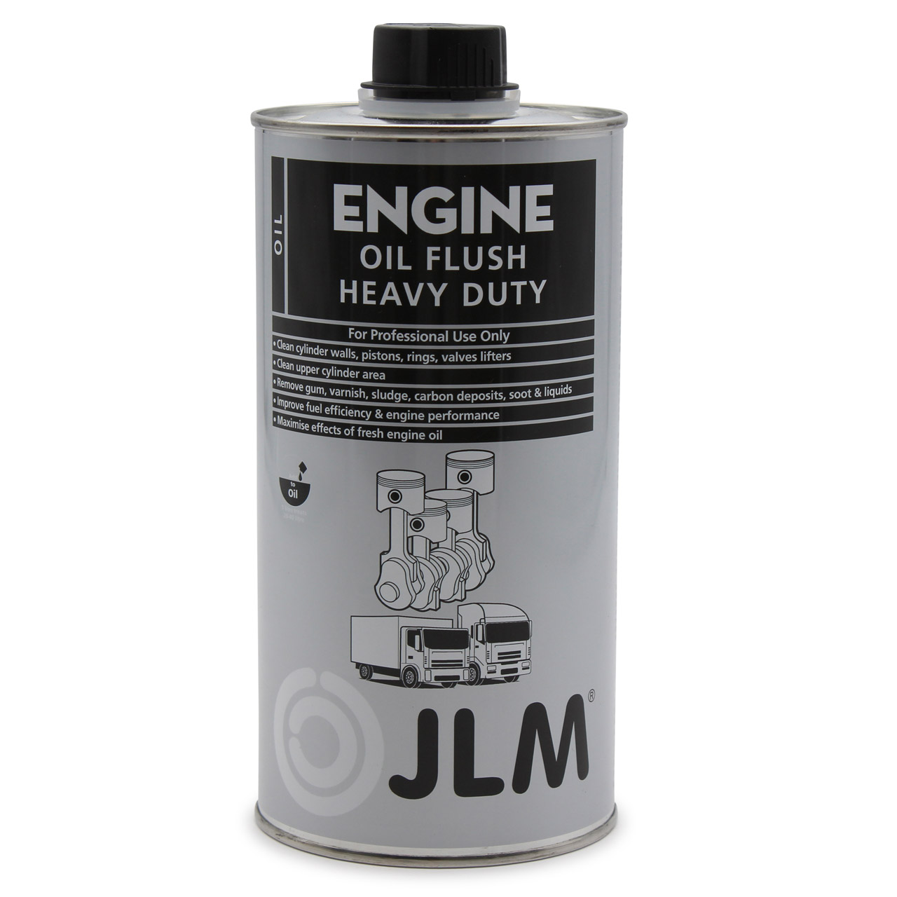 JLM J04836 Engine Oil Flush Heavy Duty Motorreiniger für LKW NFS 1L 1000ml