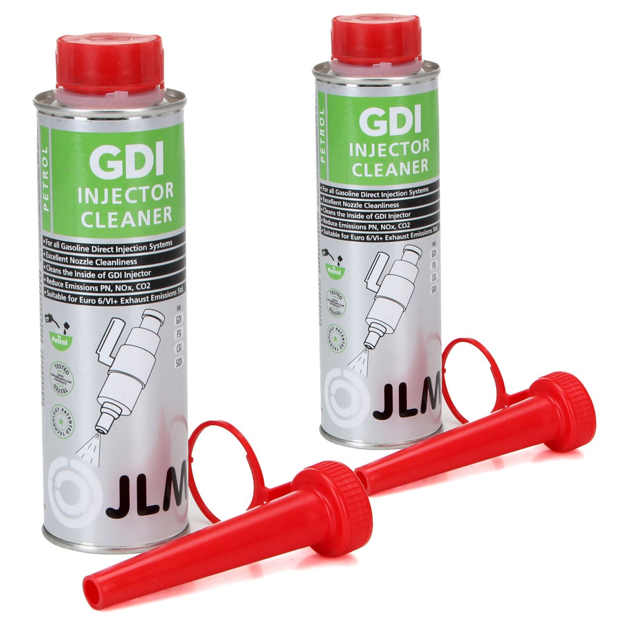 JLM Benzin Injektor Kraftstoffsystem Reiniger Cleaner 250ml 6 Stück
