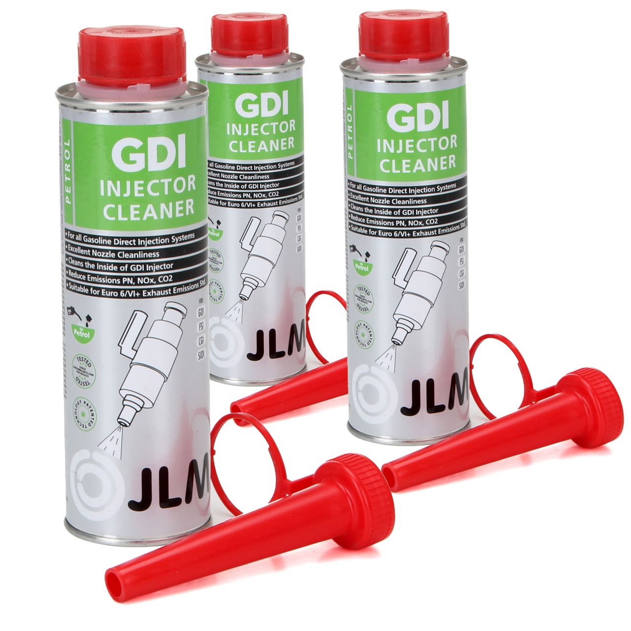 JLM J03170 GDI Injector Cleaner Injektoren Reiniger Kraftstoffadditiv 3x 250ml