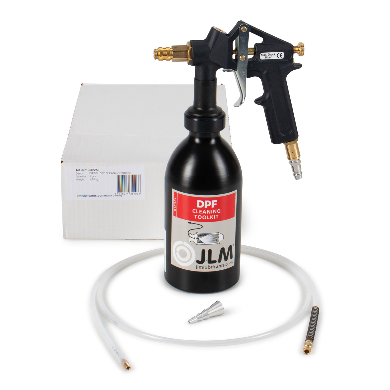 JLM J02250 DPF Cleaning Toolkit Diesel Partikelfilter Reinigungsset Reinigungskit