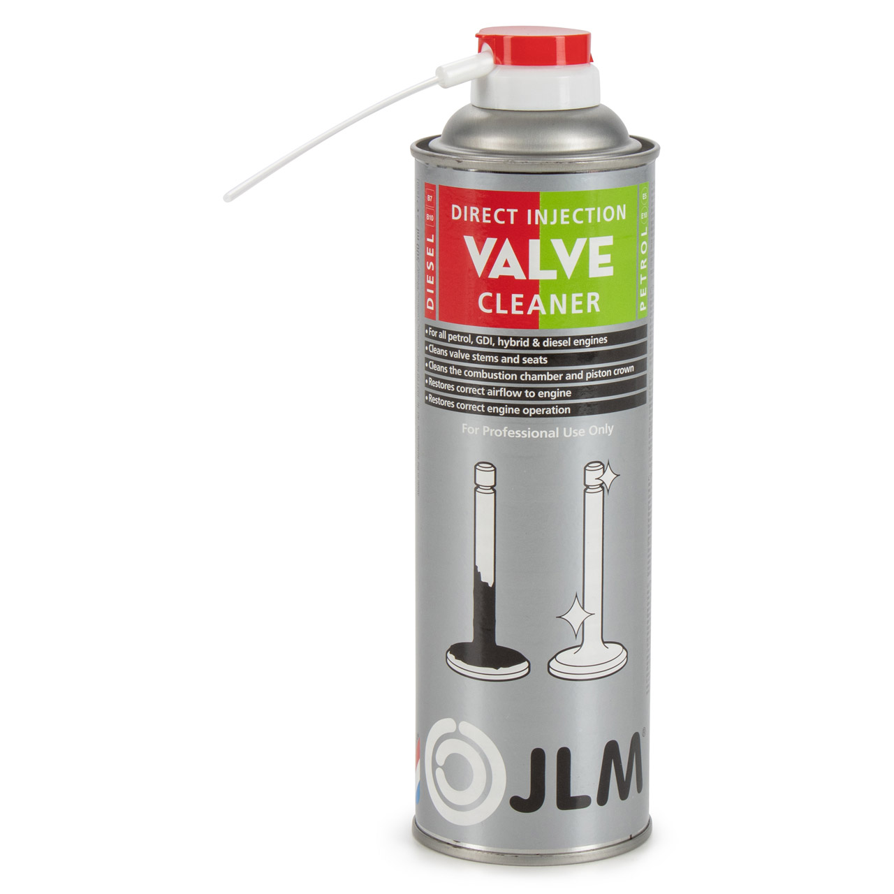 JLM J03190 Valve Cleaner Reiniger für Direkteinspritzventile GDI Diesel Hybrid 500ml