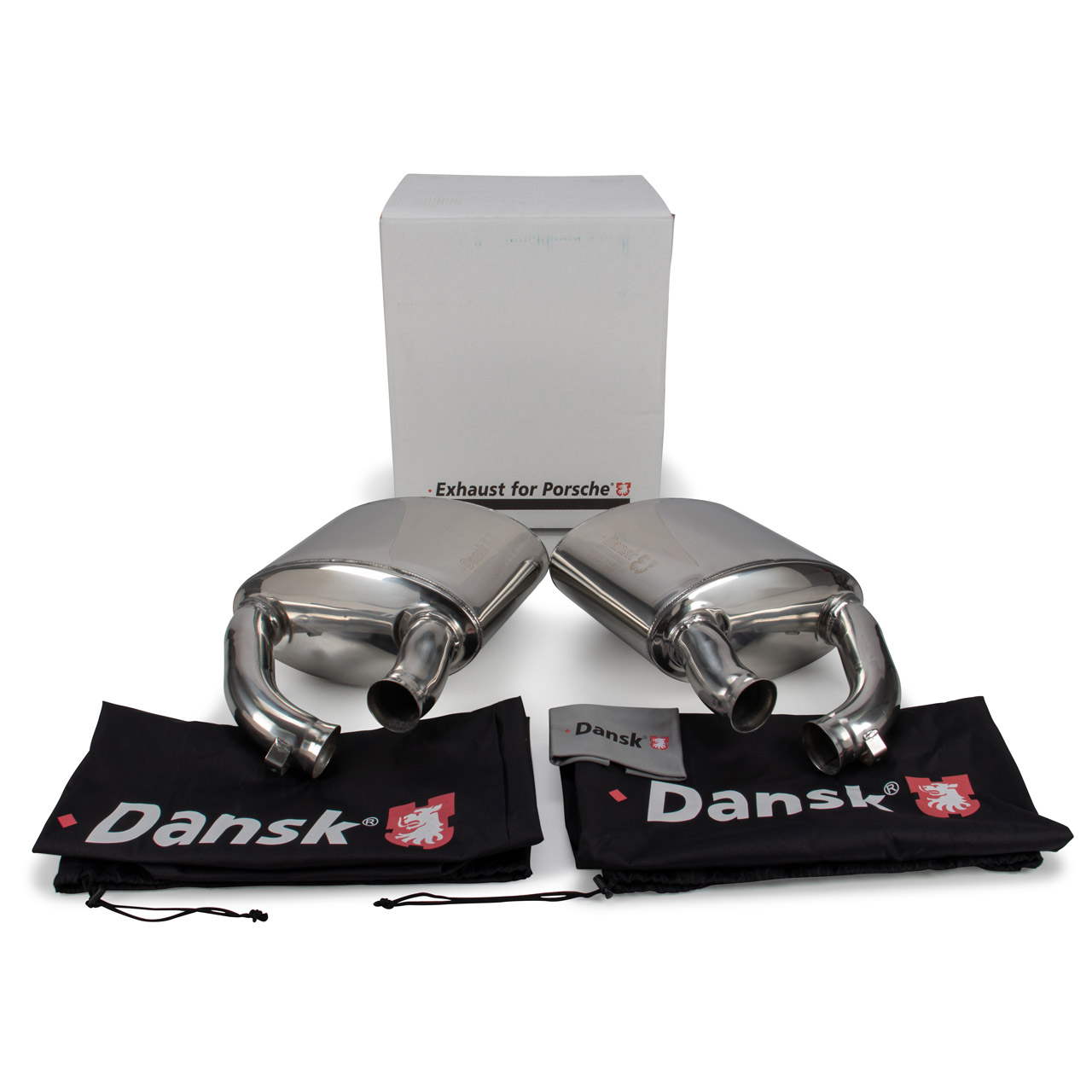 JP GROUP Edelstahl Sport Endschalldämpfer Set PORSCHE 993 3.6/3.8  
