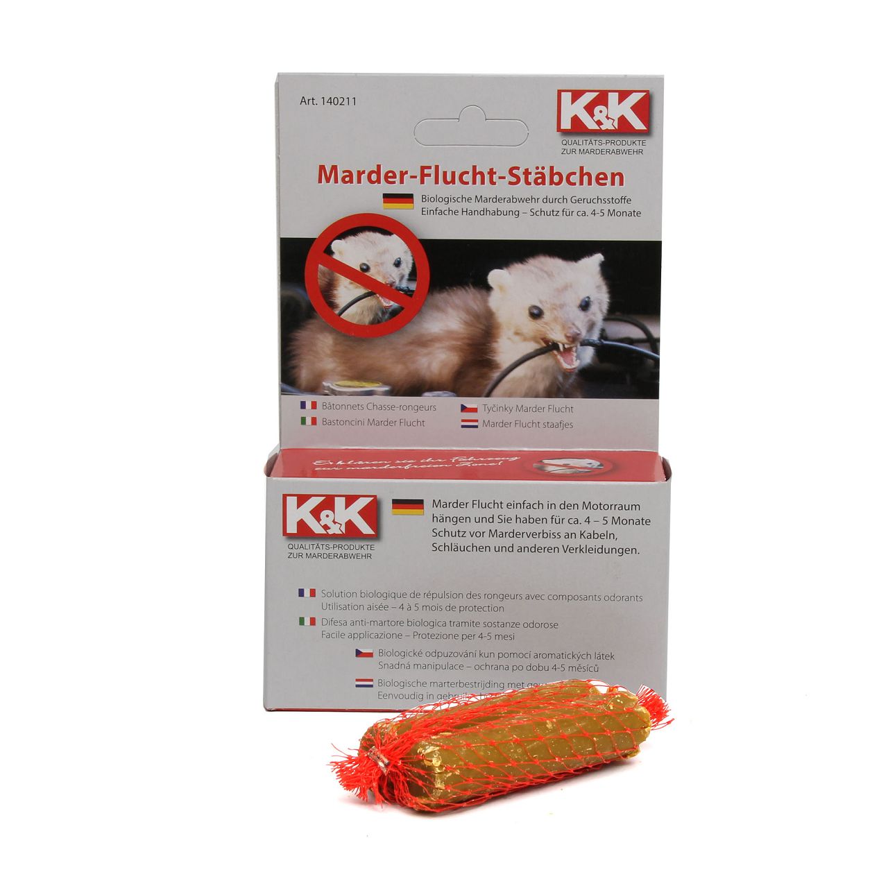 K&K 140211 Anti Marderstäbchen Marderschutz-Duft (2 Stück)