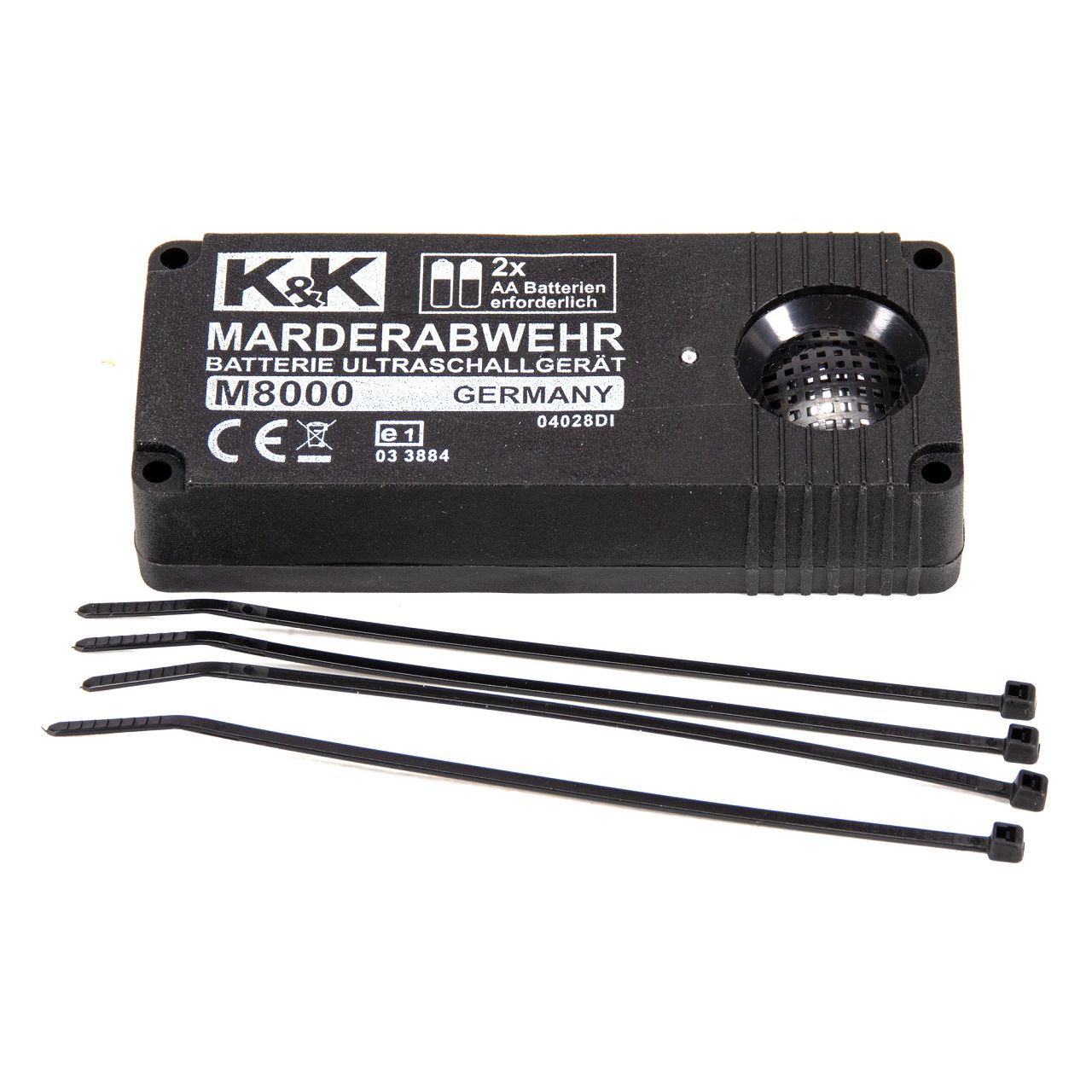 K&K Marderschutz Marderabwehr M8000 Ultraschallgerät 23 kHz 100 dB(A)
