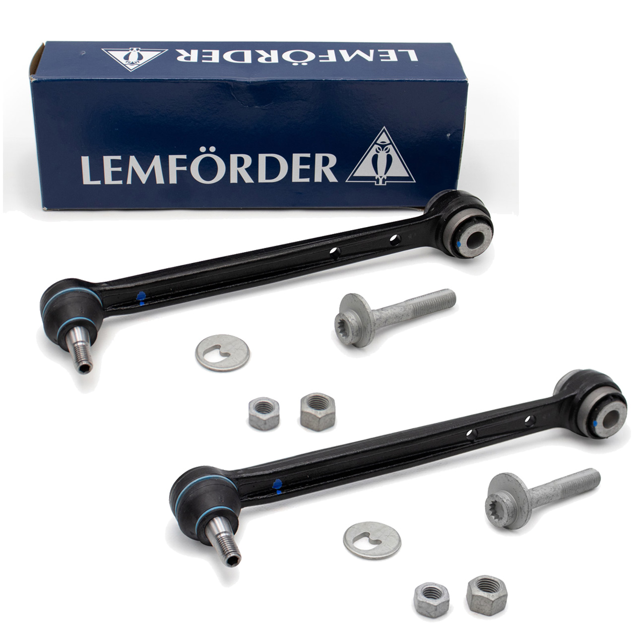 2x LEMF&Ouml;RDER 1097801 Spurstange f&uuml;r MERCEDES W201 W202 W210 W124 hinten unten 2103502153