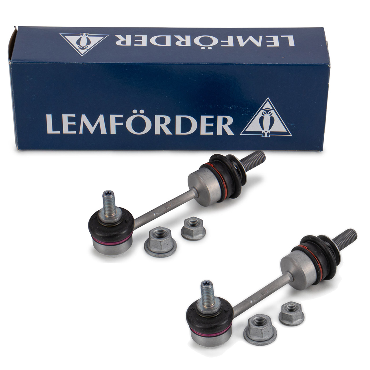 2x LEMF&Ouml;RDER 2709902 Stabilizer Link for BMW 5 Series E60, E61; 6 Series E63, E64 (Rear) 33506781540