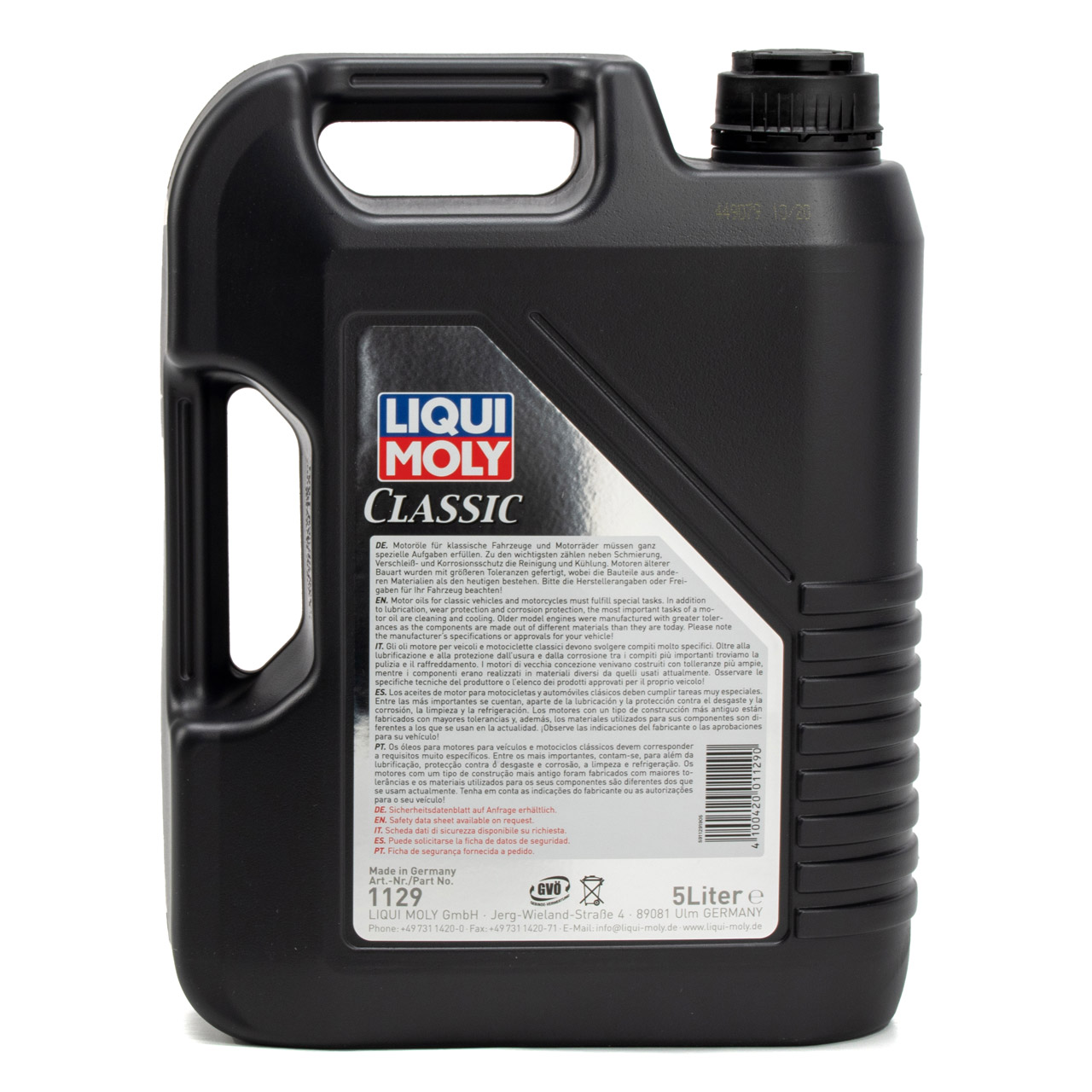 5 Liter 5L LIQUI MOLY Motoröl Öl CLASSIC 20W-50 20W50 HD Oldtimer Youngtimer