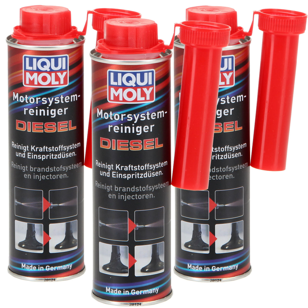 Liqui Moly Motor System Reiniger Diesel 300ml 3x 300ml LIQUI MOLY 5128 Motorsystem Motor System Reiniger DIESEL