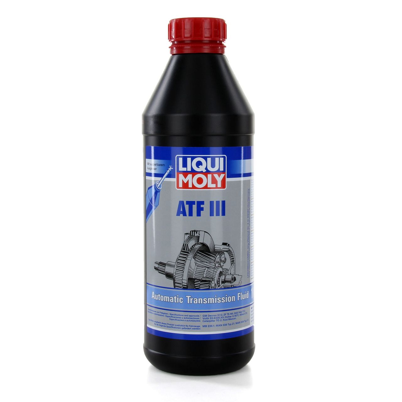 LIQUI MOLY Getriebeöl Automatiköl Automatikgetriebeöl ATF III 1 Liter 1043