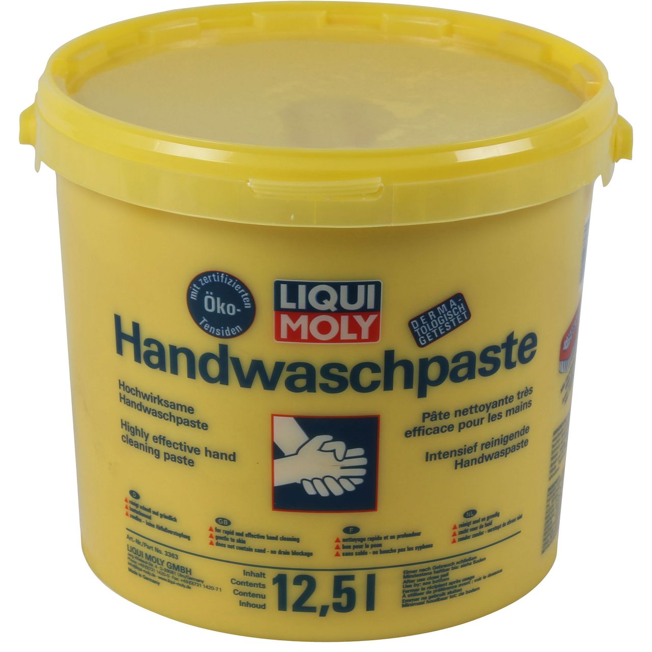 LIQUI MOLY 3363 Handwaschpaste Handwaschcreme Handseife Handreiniger 12,5 Liter