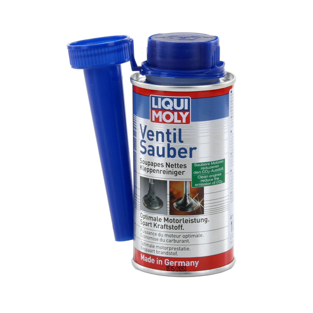 LIQUI MOLY Ventil Sauber Reiniger Kraftstoff Benzin Additiv 150 ml 1014