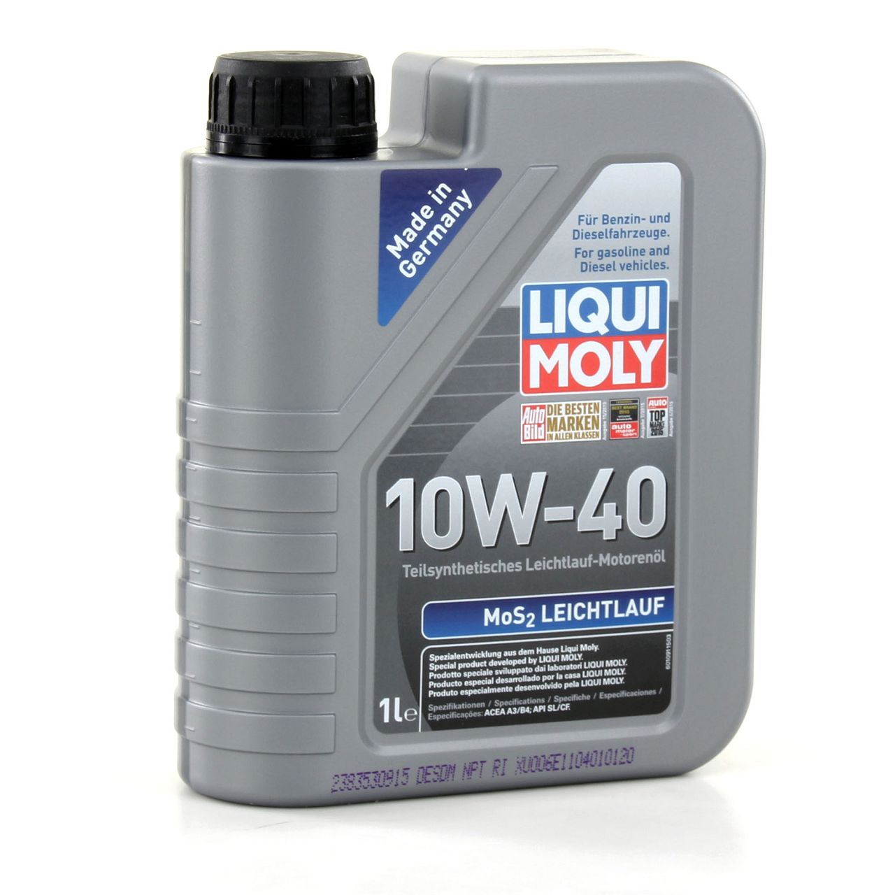 LIQUI MOLY Motoröl Öl MoS2 LEICHTLAUF 10W40 10W-40 1L 1Liter 1091