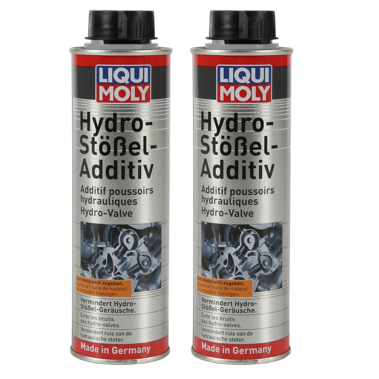 2x 300ml LIQUI MOLY 1009 Hydro-Stößel-Additiv Hydrostößel Reiniger Öl Additiv