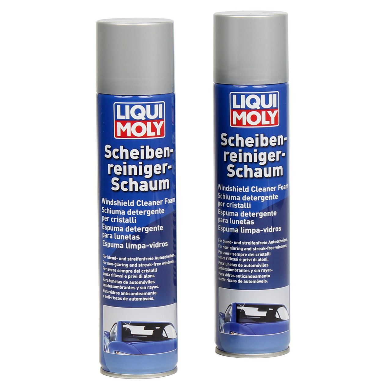 2x 300ml LIQUI MOLY Scheiben-Reiniger-Schaum Autopflege 1512