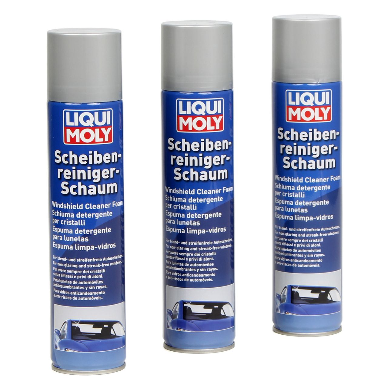 3x 300ml LIQUI MOLY Scheiben-Reiniger-Schaum Autopflege 1512