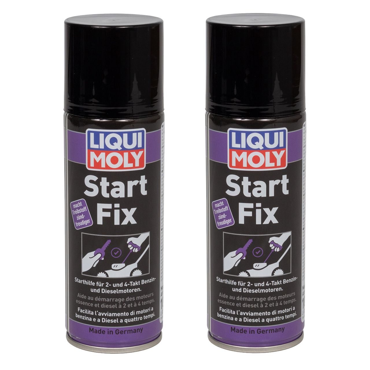 LIQUI MOLY 1085 Start-Fix Starthilfespray Starterspray Starthilfe 2x 200ml