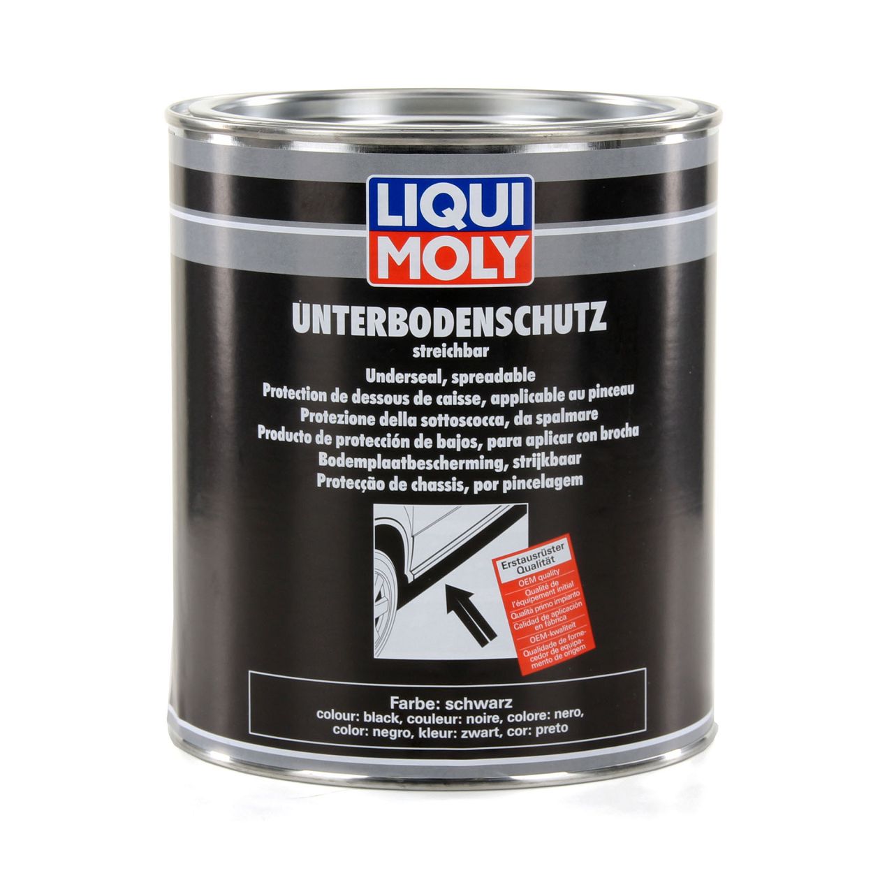 LIQUI MOLY 6119 Unterboden-Schutz Unterbodenschutz streichbar SCHWARZ 2kg