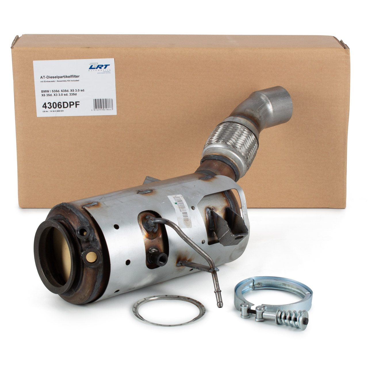 LRT DPF4306 Dieselpartikelfilter DPF für BMW 3er E90-E93 5er E60 E61 X3 E83 X5 E70 X6 M57