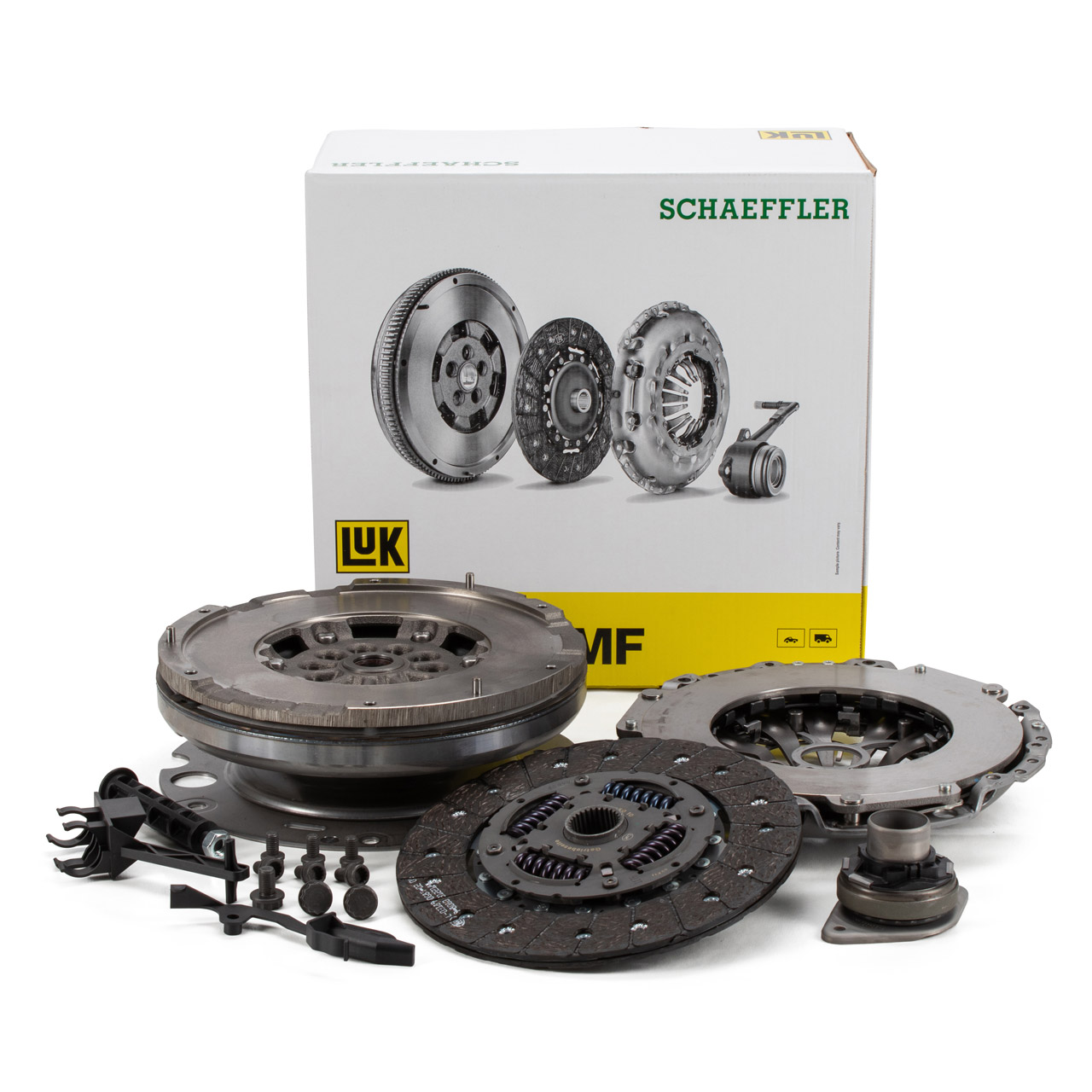 LUK Clutch Kit + Release Bearing for AUDI A4 B8 1.8&ndash;2.0 TFSI, 2.0 TDI, 8R, 2.0 TFSI, 2.0 TDI