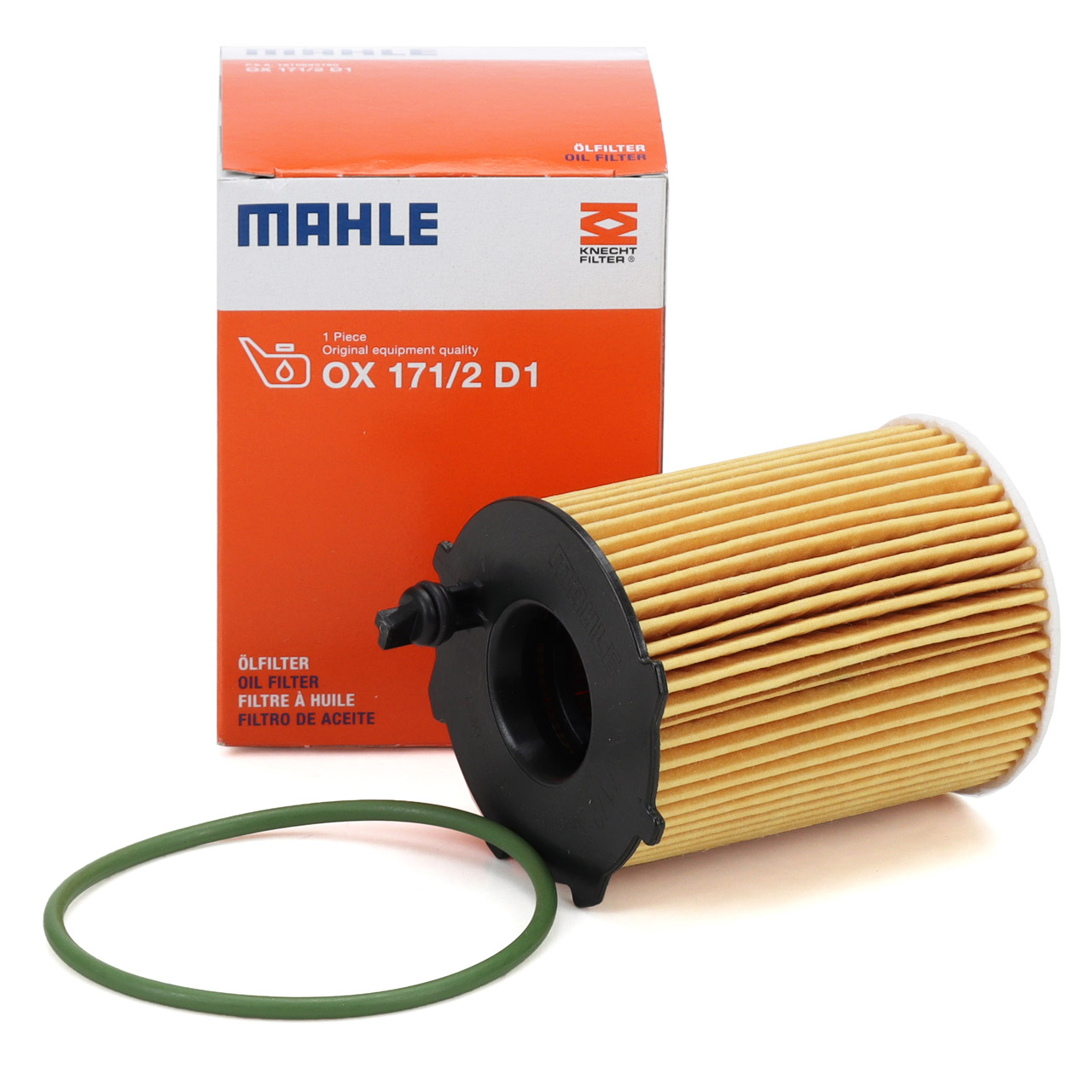 KNECHT/MAHLE OX171/2D1 Ölfilter für CITROEN DS OPEL PEUGEOT 1.6 HDi 1610693780