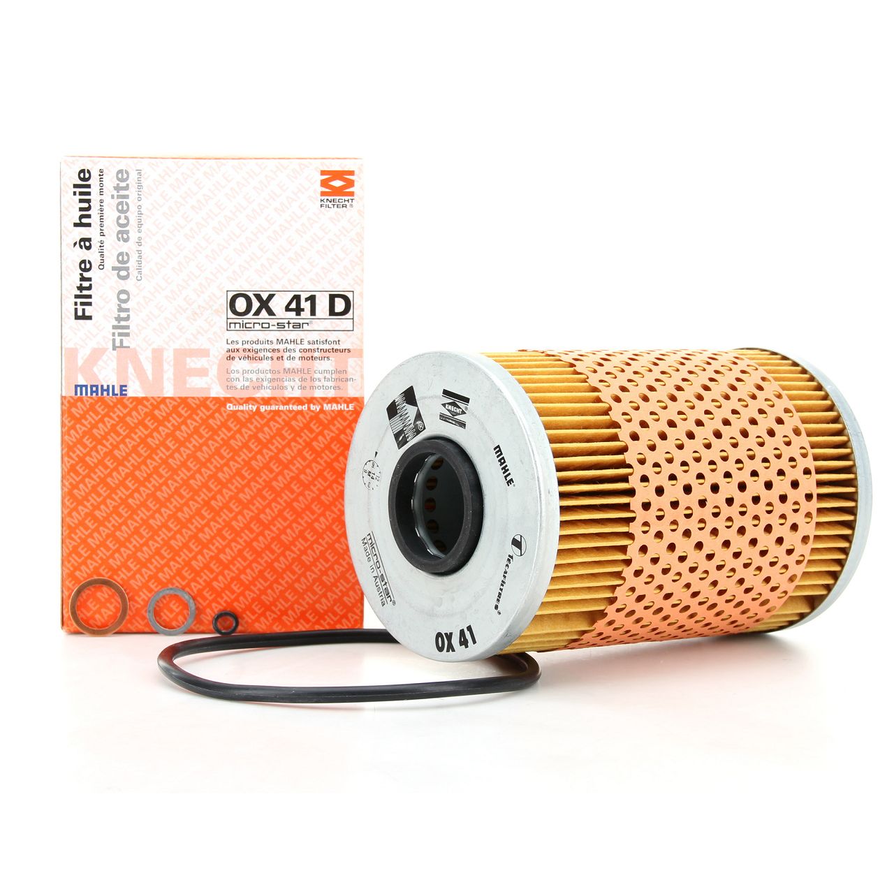 KNECHT/MAHLE OX41D Oil Filter for BMW 5 Series E12, E28, E34; 6 Series E24; 7 Series E23, E32; M30, S38
