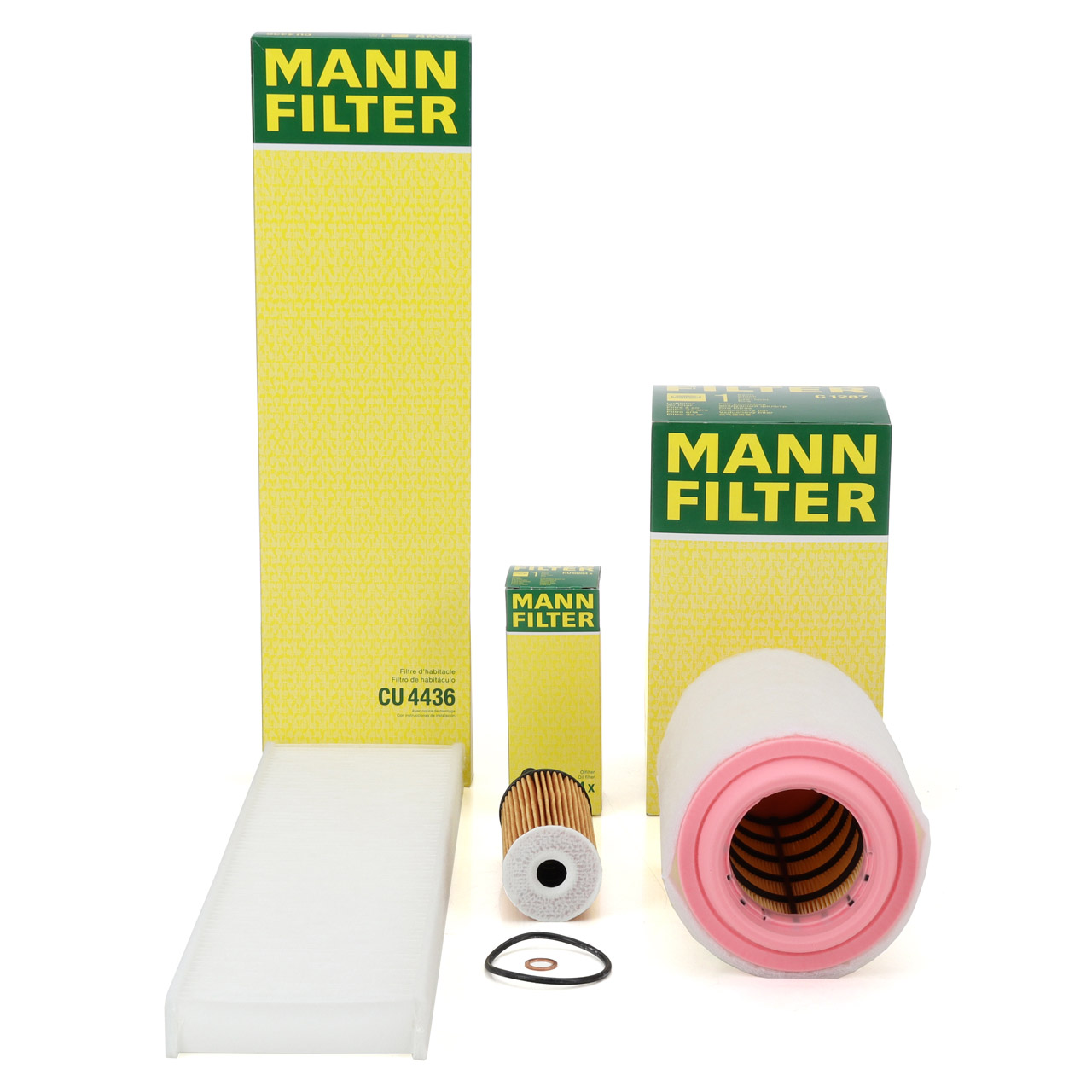 MANN Filter-Set 3-tlg MINI R56 R55 R60 R57 R58 R61 R59 One D / Cooper D / SD N47