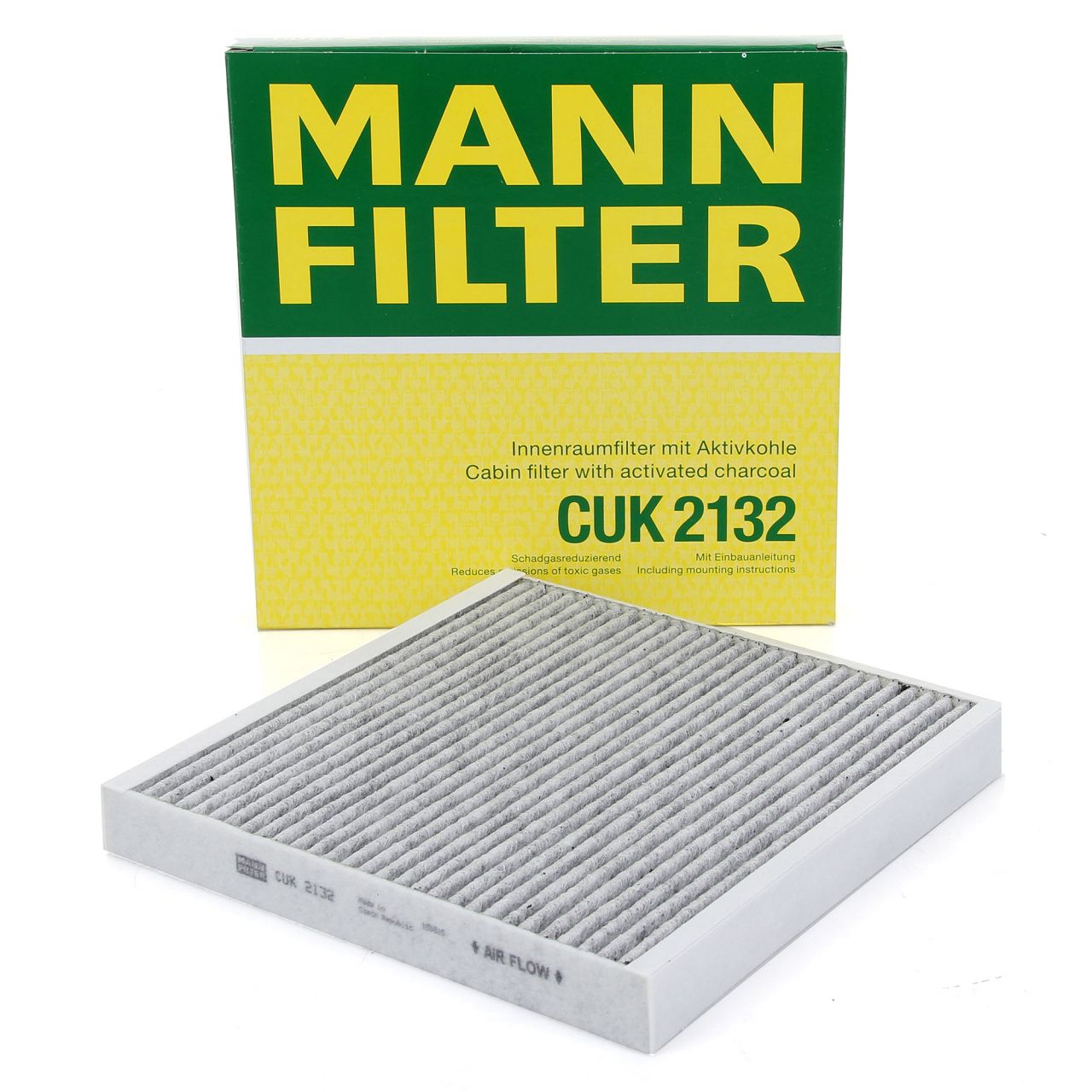 MANN CUK2132 Innenraumfilter Aktivkohlefilter SMART ForTwo (451) 4518300018