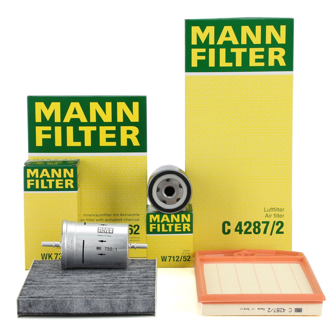 MANN Filterset 4-tlg VW Golf 4 Bora New Beetle SKODA Octavia 1 1.4 1.6 75/105 PS