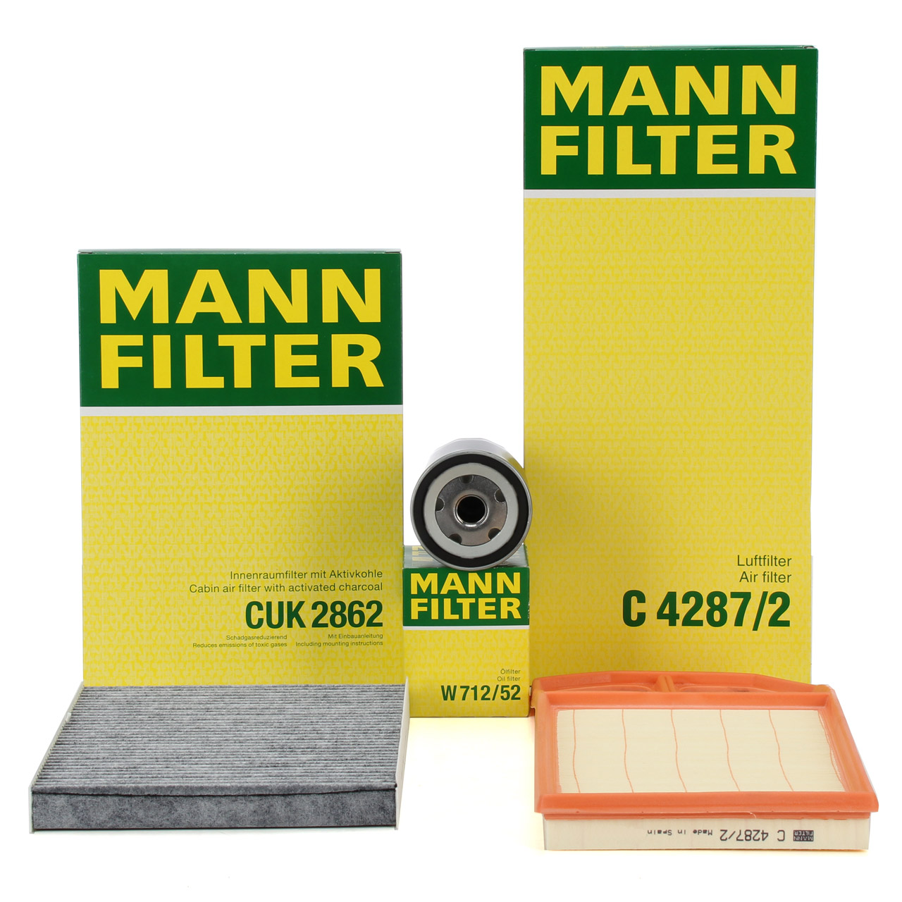 MANN Filterset 3-tlg VW Golf 4 Bora Lupo New Beetle SKODA Octavia 1 1.4 1.6 75-125 PS