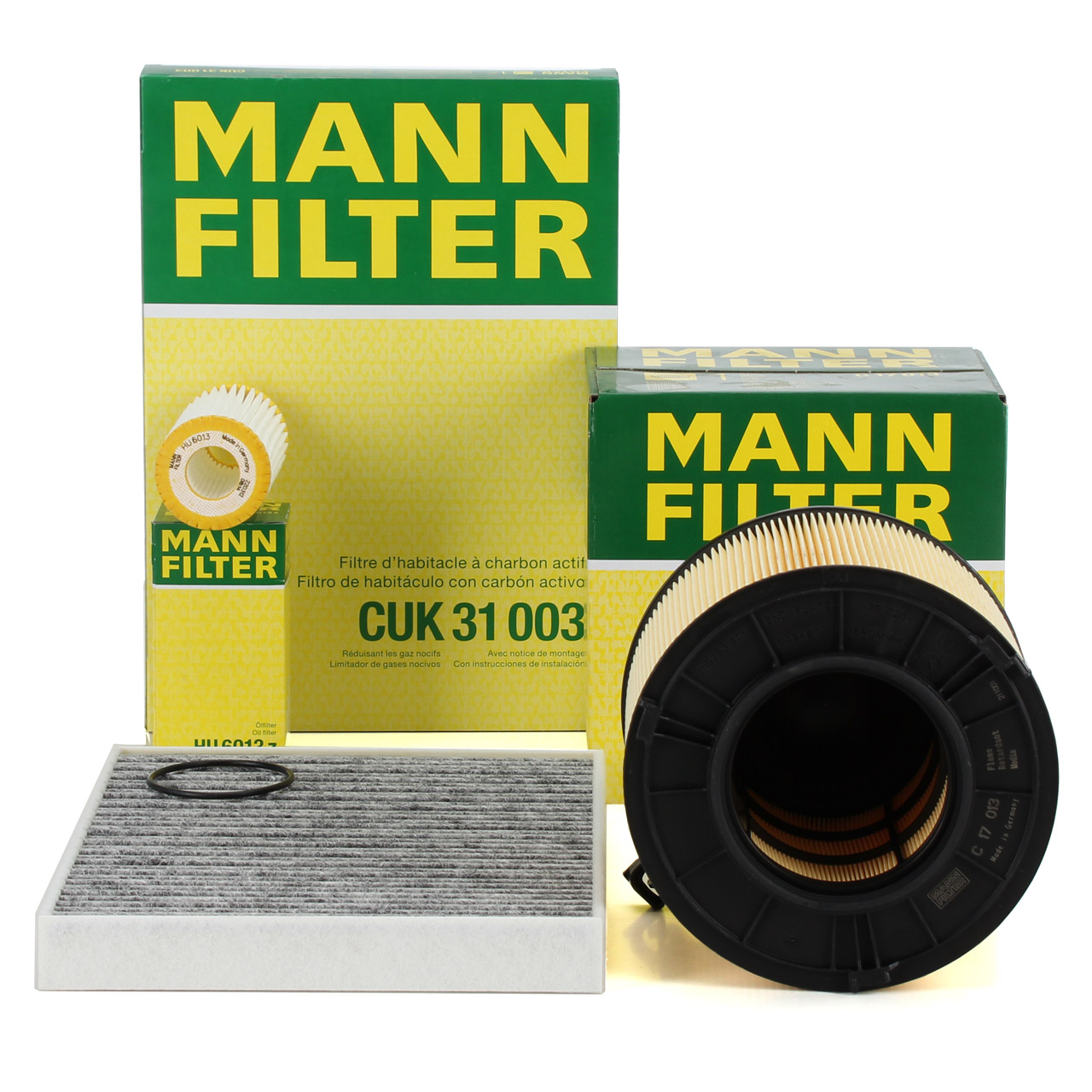 MANN Filterset AUDI A4 (B9) A5 (F5) Q5 (FY) 2.0/45/50 TFSI e 204-265 PS