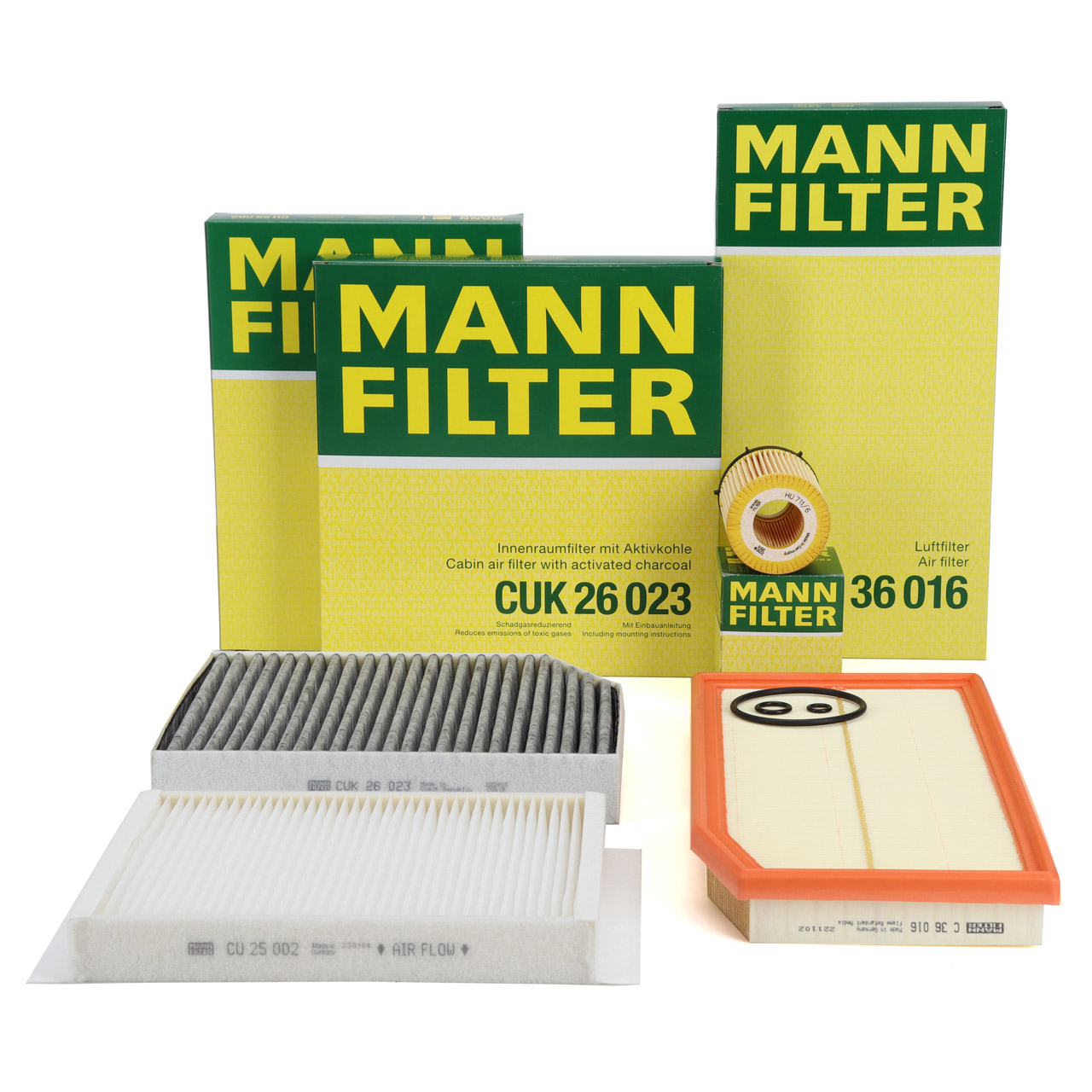 MANN Filterset MERCEDES W205 S205 C205 A205 C257 W213 S213 C/A238 X253 C253 M264