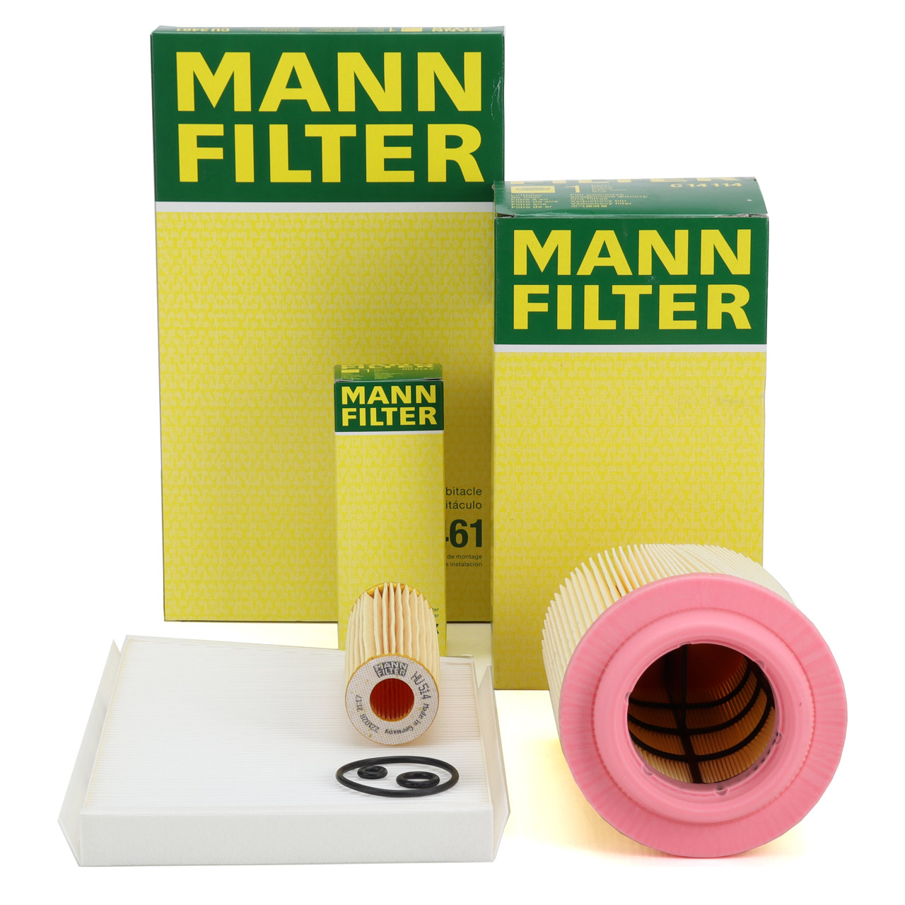 MANN Filterset Filterpaket MERCEDES C-Klasse W203 S203 CL203 CLK C209 A209 180-230 M271