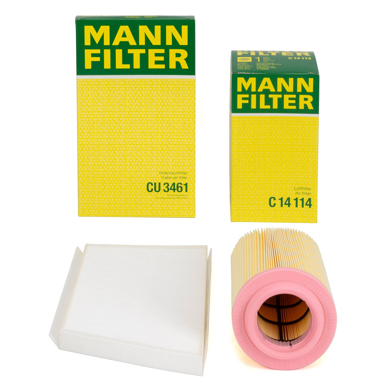 MANN Filter-Set 2-tlg MERCEDES C-Klasse W203 S203 CL203 CLK C209 A209 M271