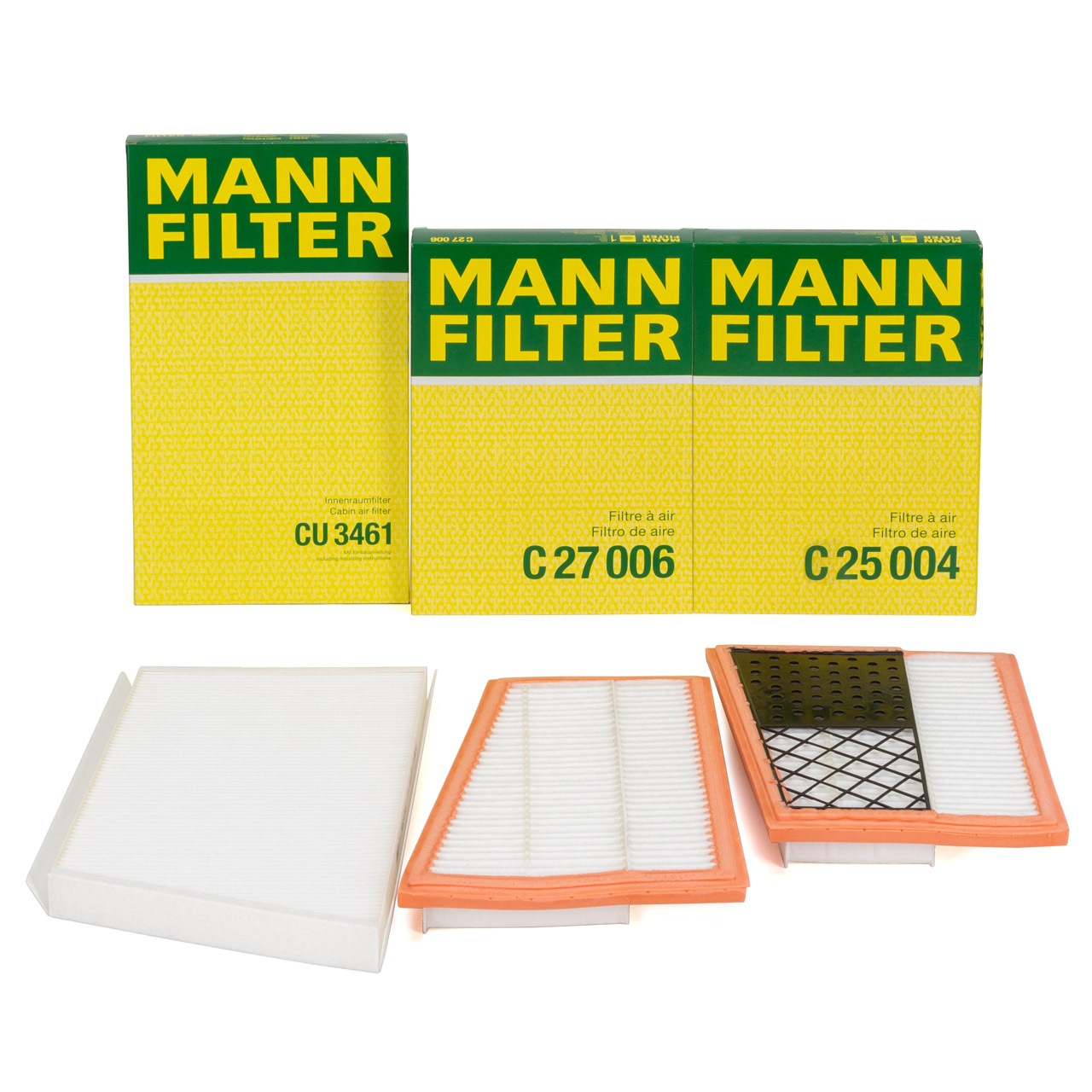 MANN Filter-Set 2-tlg MERCEDES W203 S203 CLK C209 A209 320CDI 224 PS OM642