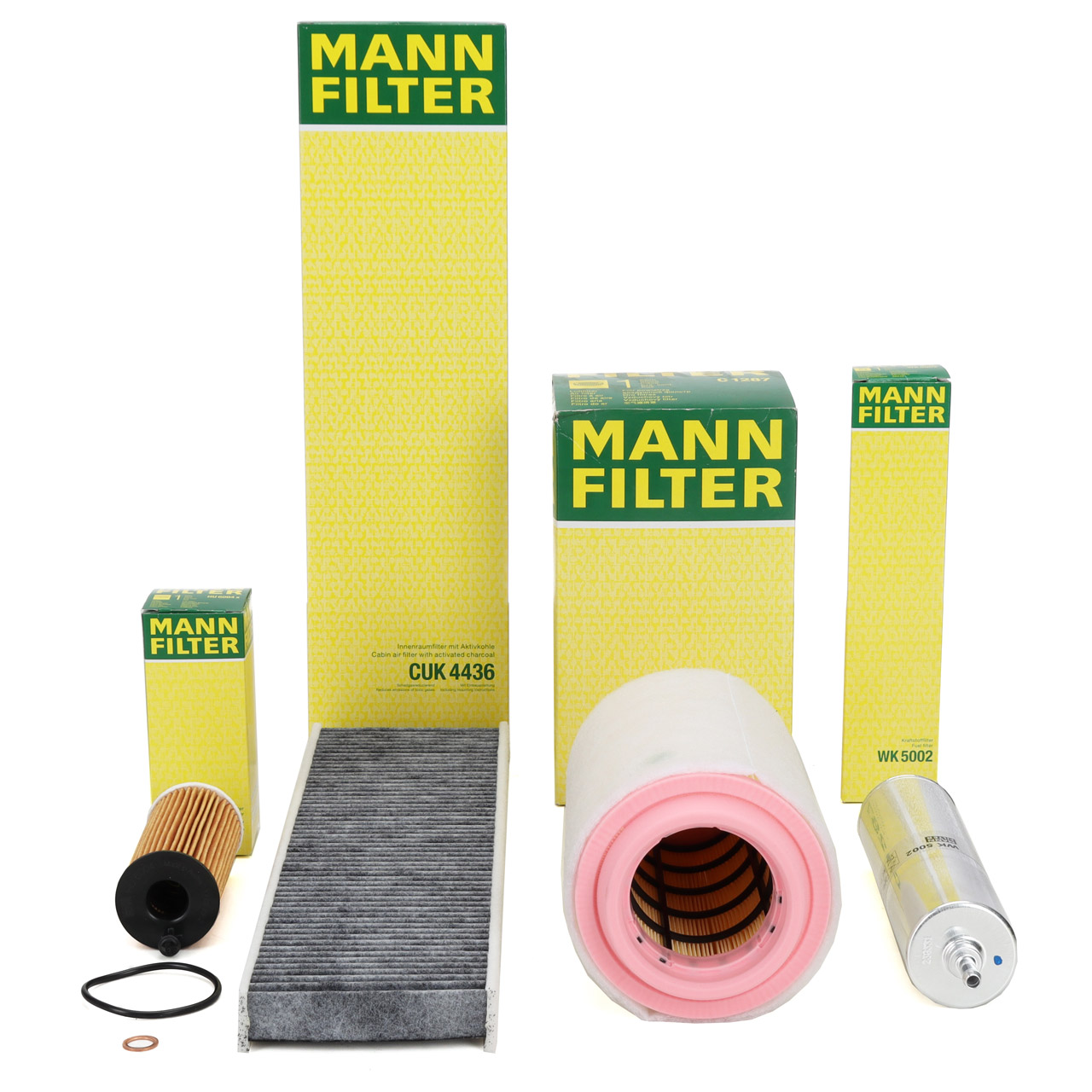 MANN Filter-Set 4-tlg MINI R56 R57 R55 R60 R58 R61 R59 One D Cooper D / SD N47