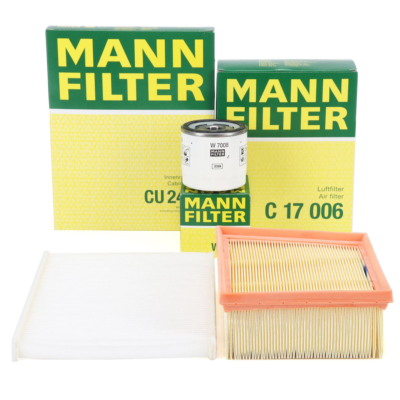 MANN Filterset Filterpaket FORD Fiesta 6 MK6 B-Max Ecosport Ka+ 1.25 1.4 1.6 Ti / ST