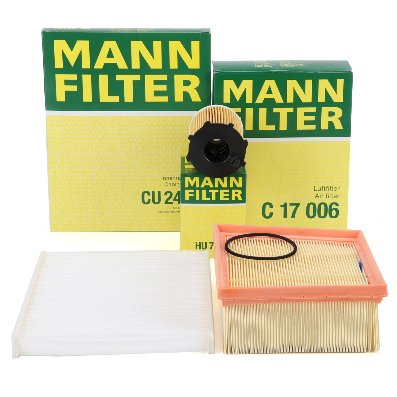MANN Filterset Filterpaket 3-tlg FORD Fiesta 6 B-Max Ecosport Ka+ 1.4/1.5/1.6 TDCi
