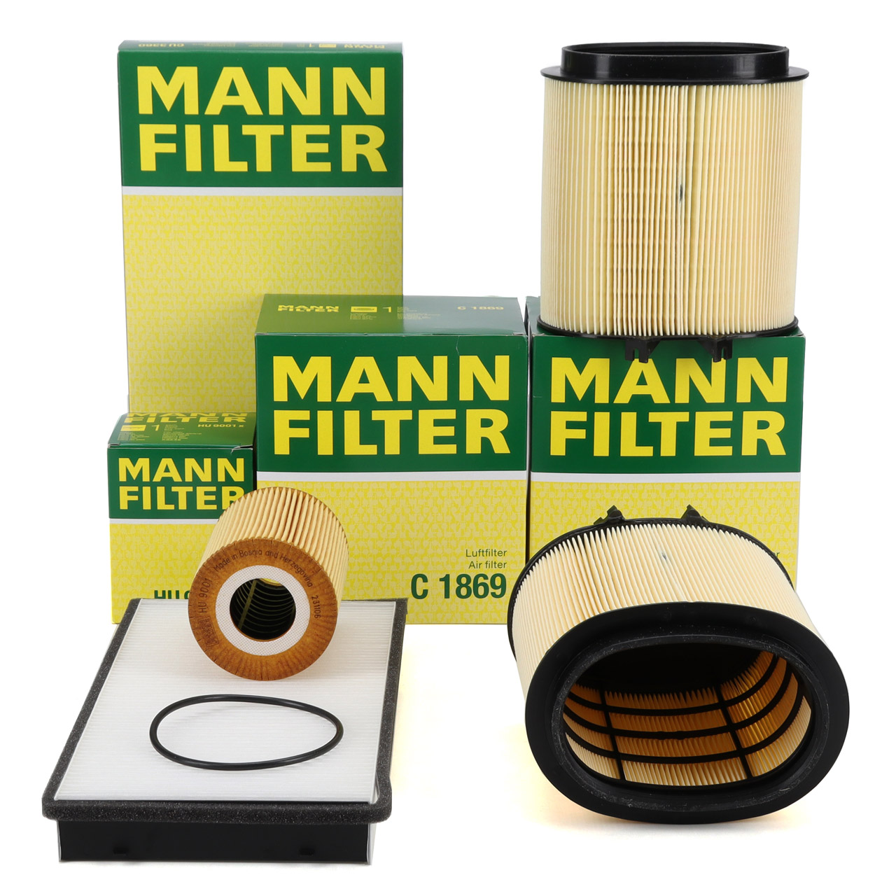 MANN Filterset Filterpaket PORSCHE 997 3.6/3.8 Carrera / S / GTS 345/385/408 PS